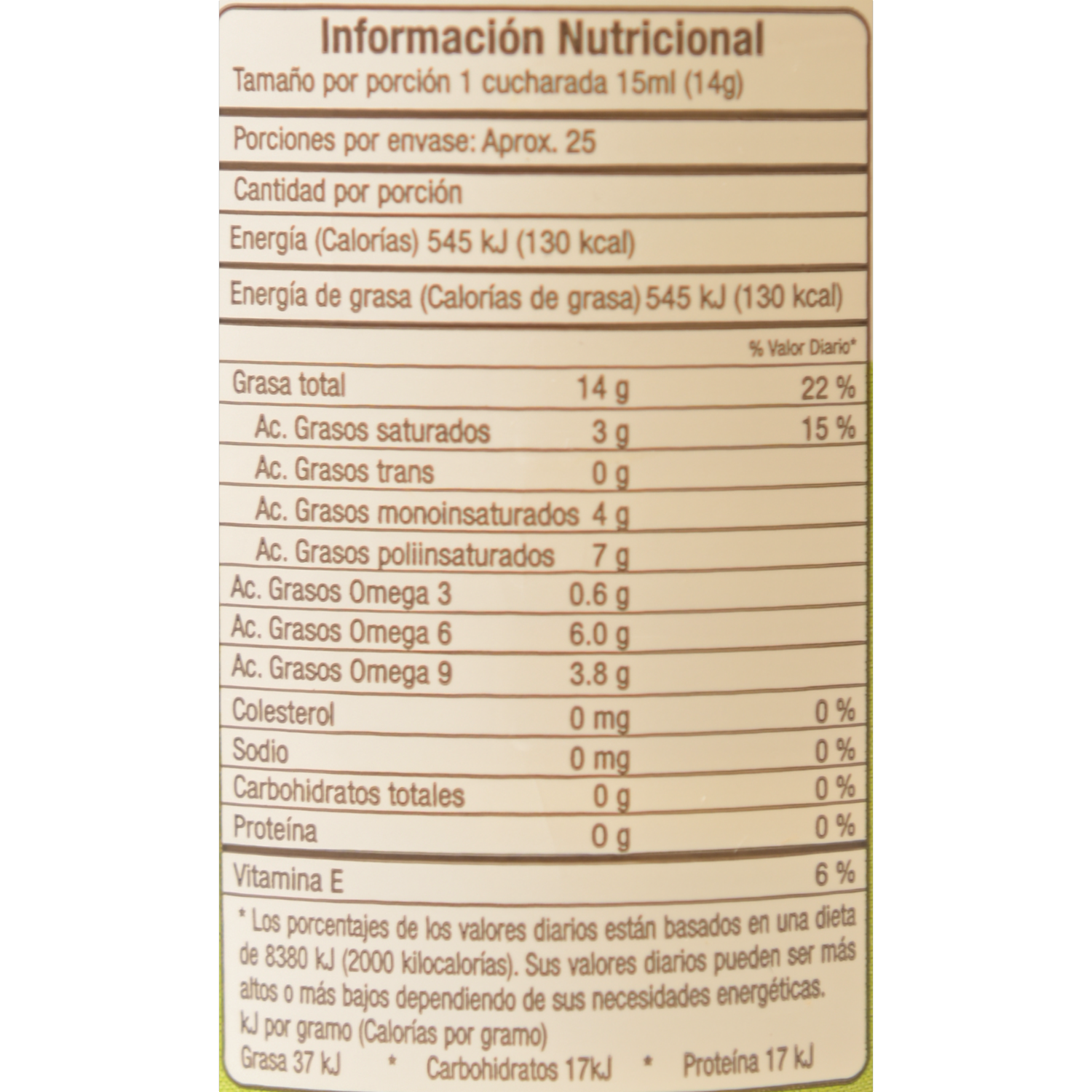 Aceite Comestible Vegetal De Soya Y Oleína De Palma ALESOL 370 Ml