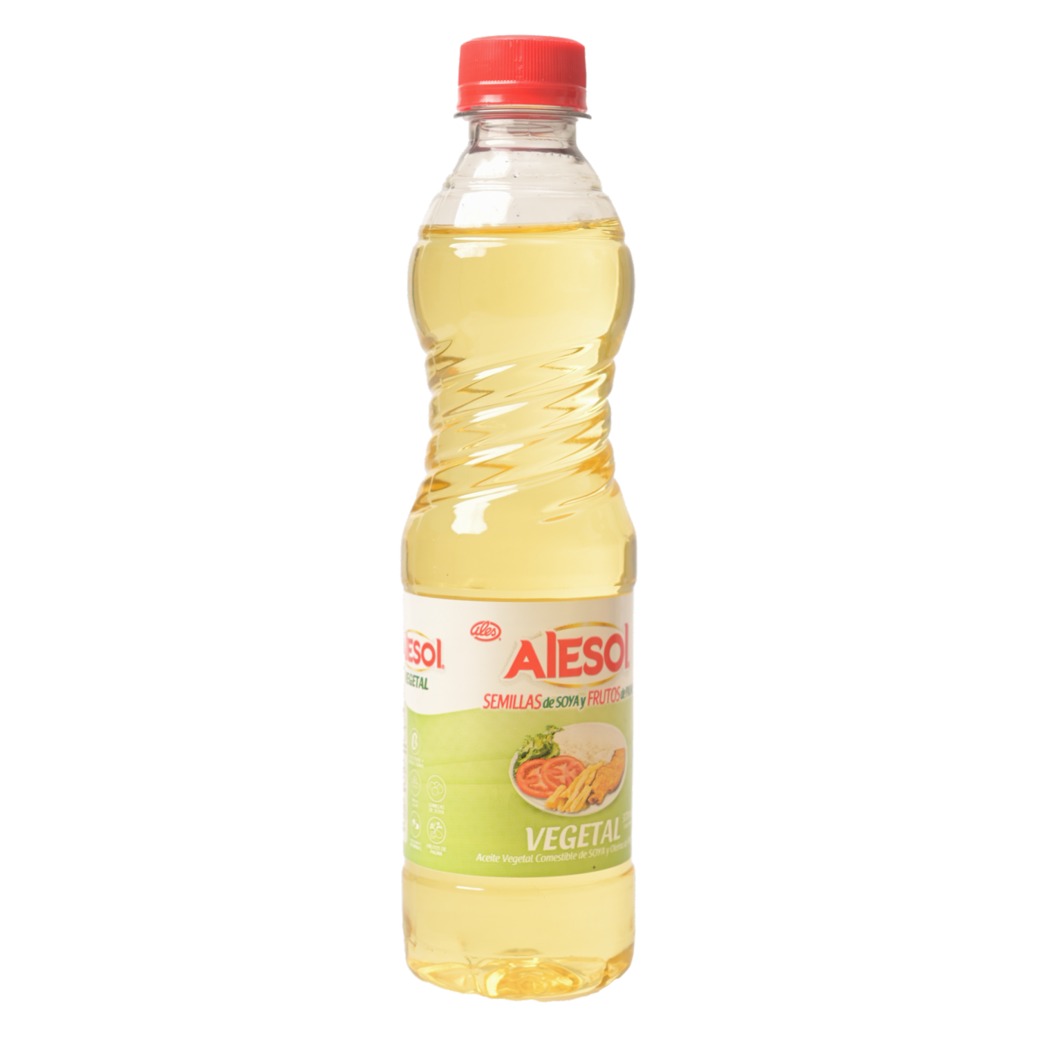 Aceite Comestible Vegetal De Soya Y Oleína De Palma ALESOL 370 Ml