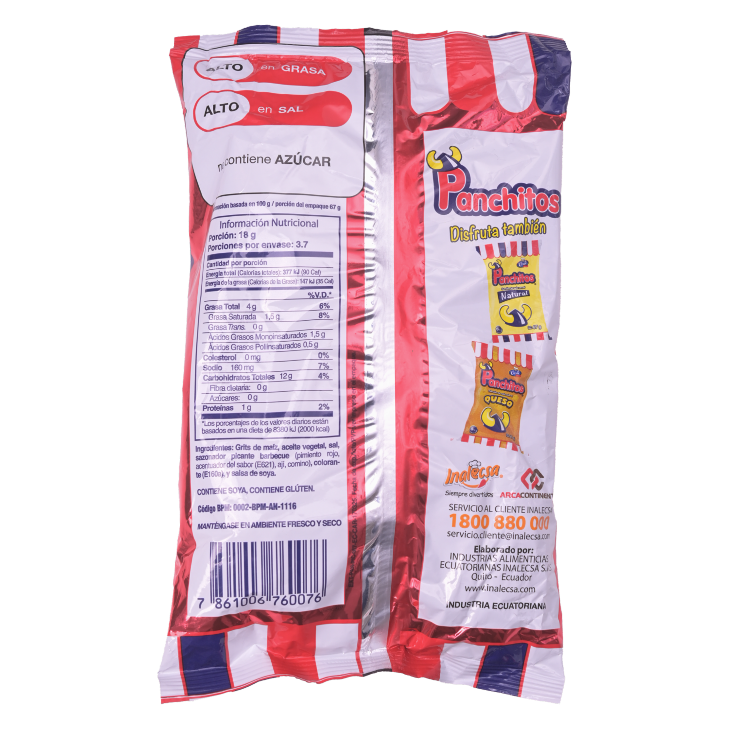 Bocaditos De Maiz Picantes PANCHITOS 67 G