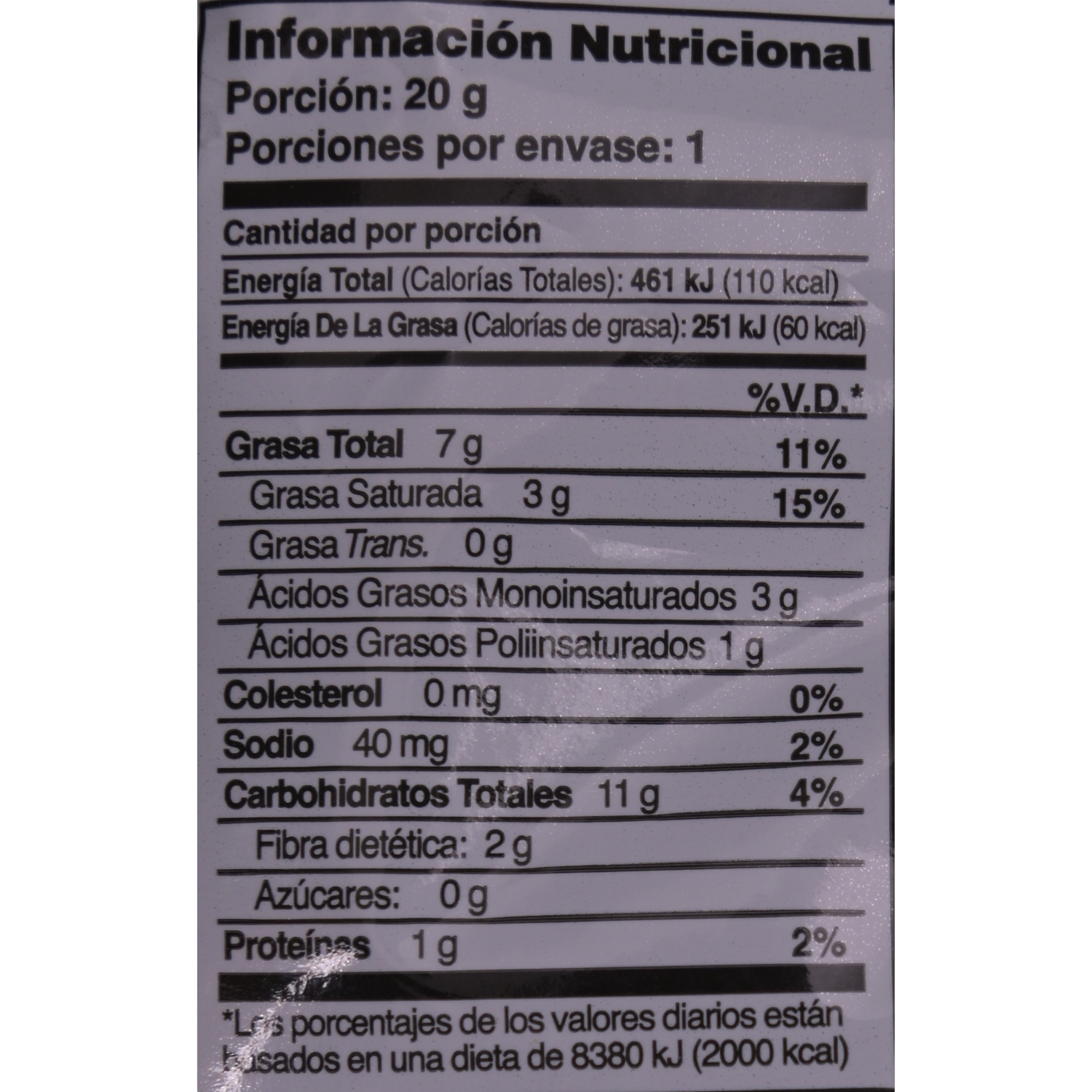 Papas Fritas Sabor A Limón PA’FRITAS 20 G