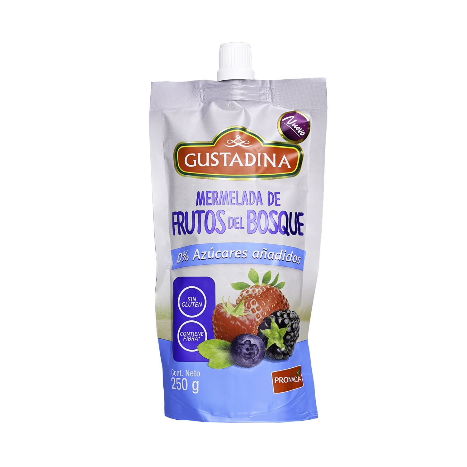 Mermelada Sin Azúcar Frutos Del Bosque GUSTADINA 250 G