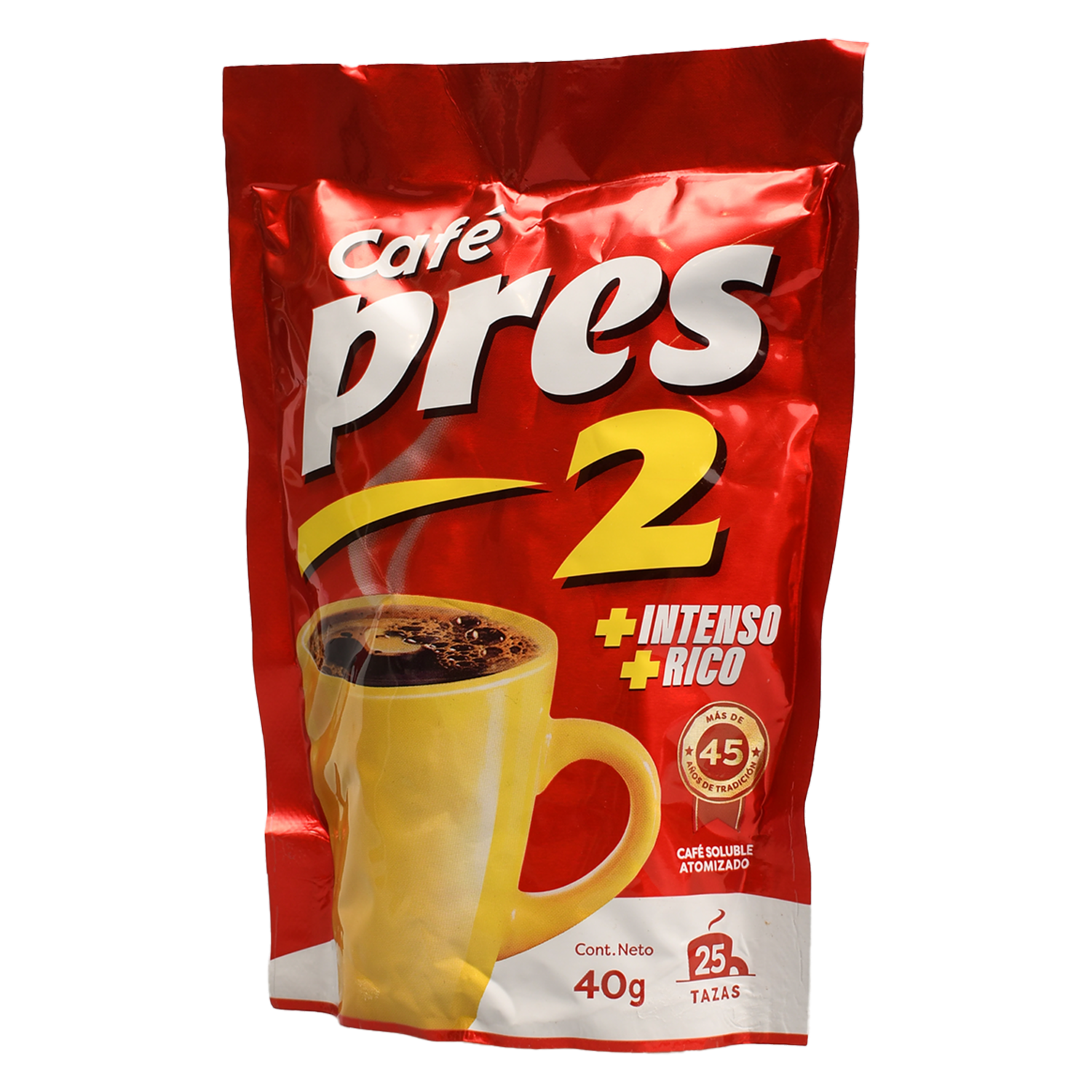 Café Instantáneo Soluble PRES 2 40 G