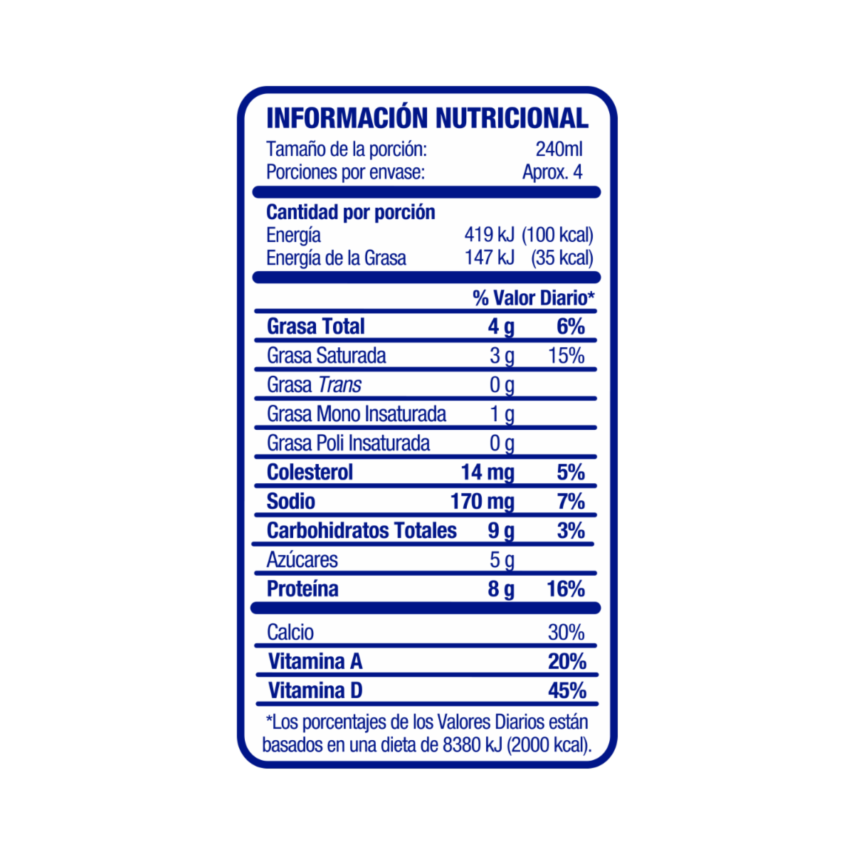 Leche Semidescremada Deslactosada MIRAFLORES 6 X 900 Ml