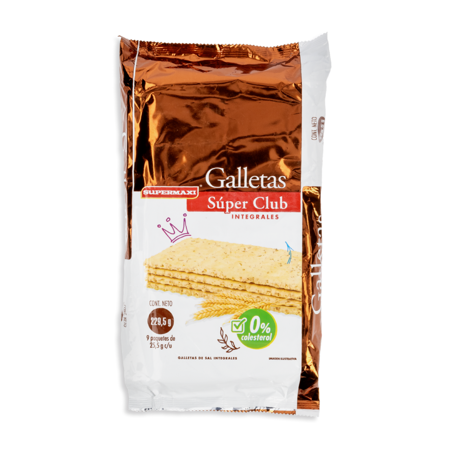 Galletas Integrales Super Club SUPERMAXI 229.50 G