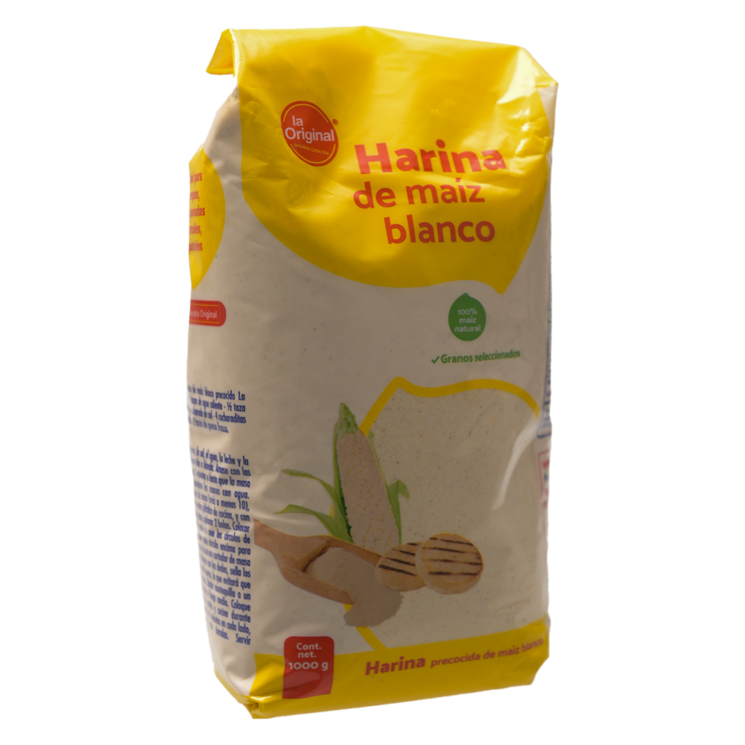 Harina De Maíz Blanco LA ORIGINAL 1 000 G