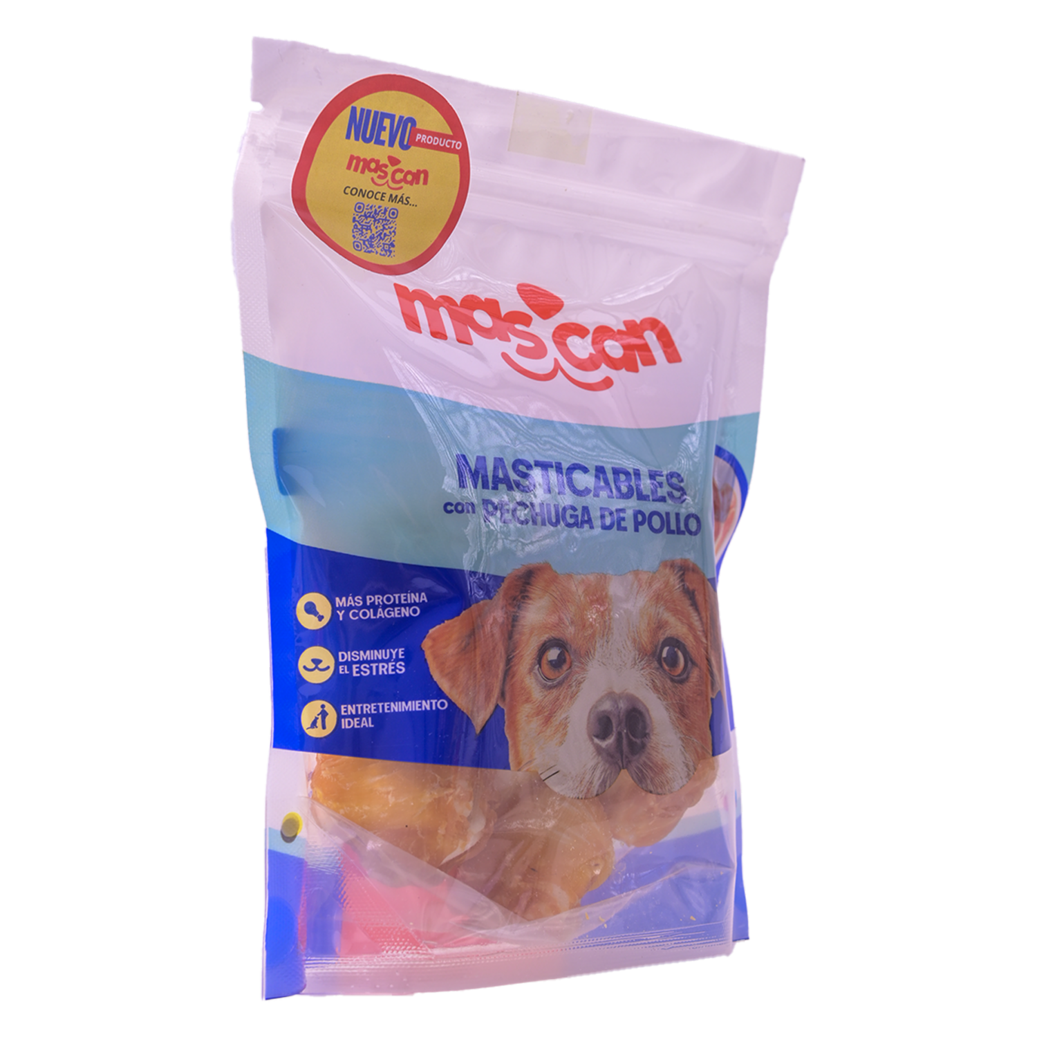 Snack Para Perros Masticable De Pollo MAS-CAN 3 Unidades