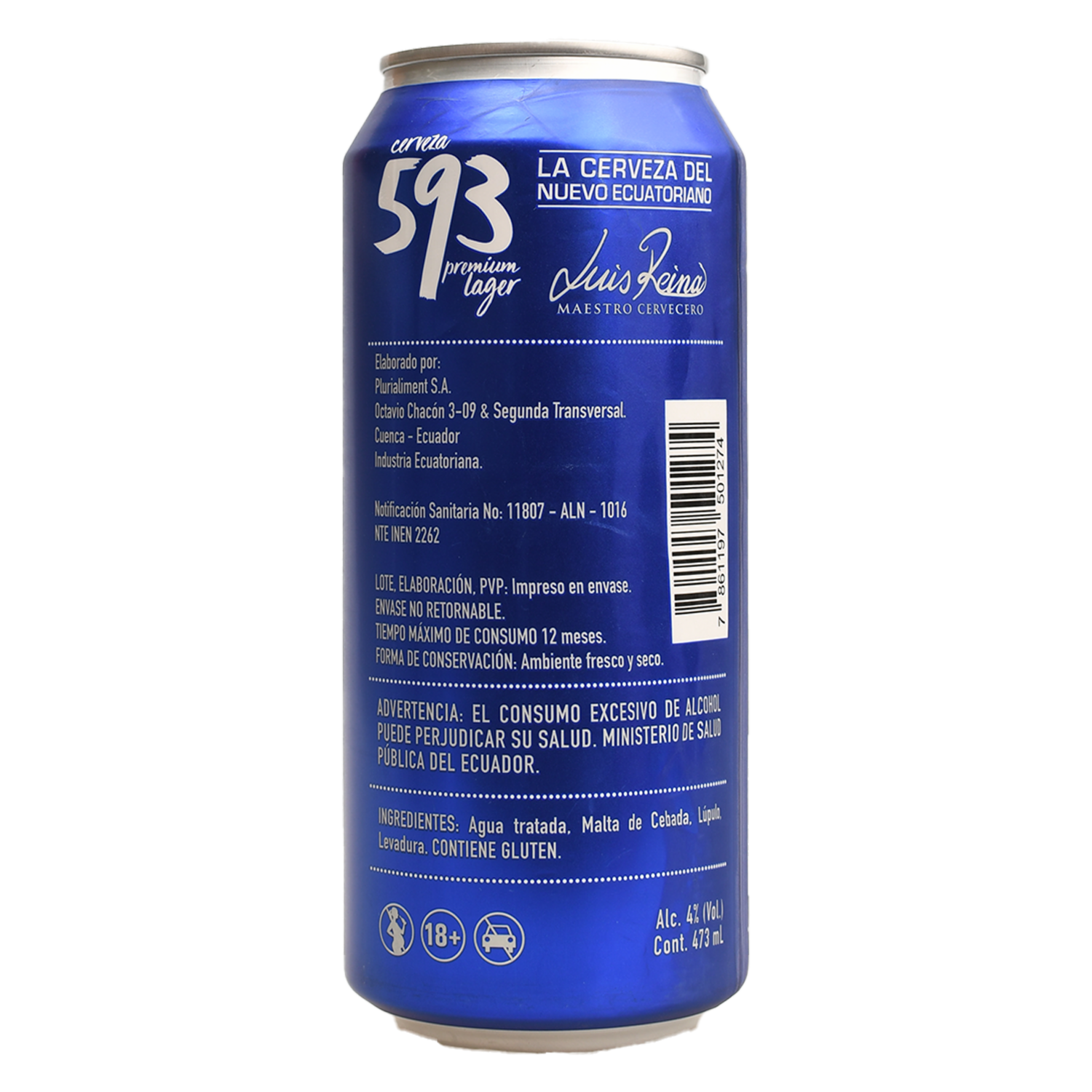 Cerveza Premium Lager 593 473 Ml