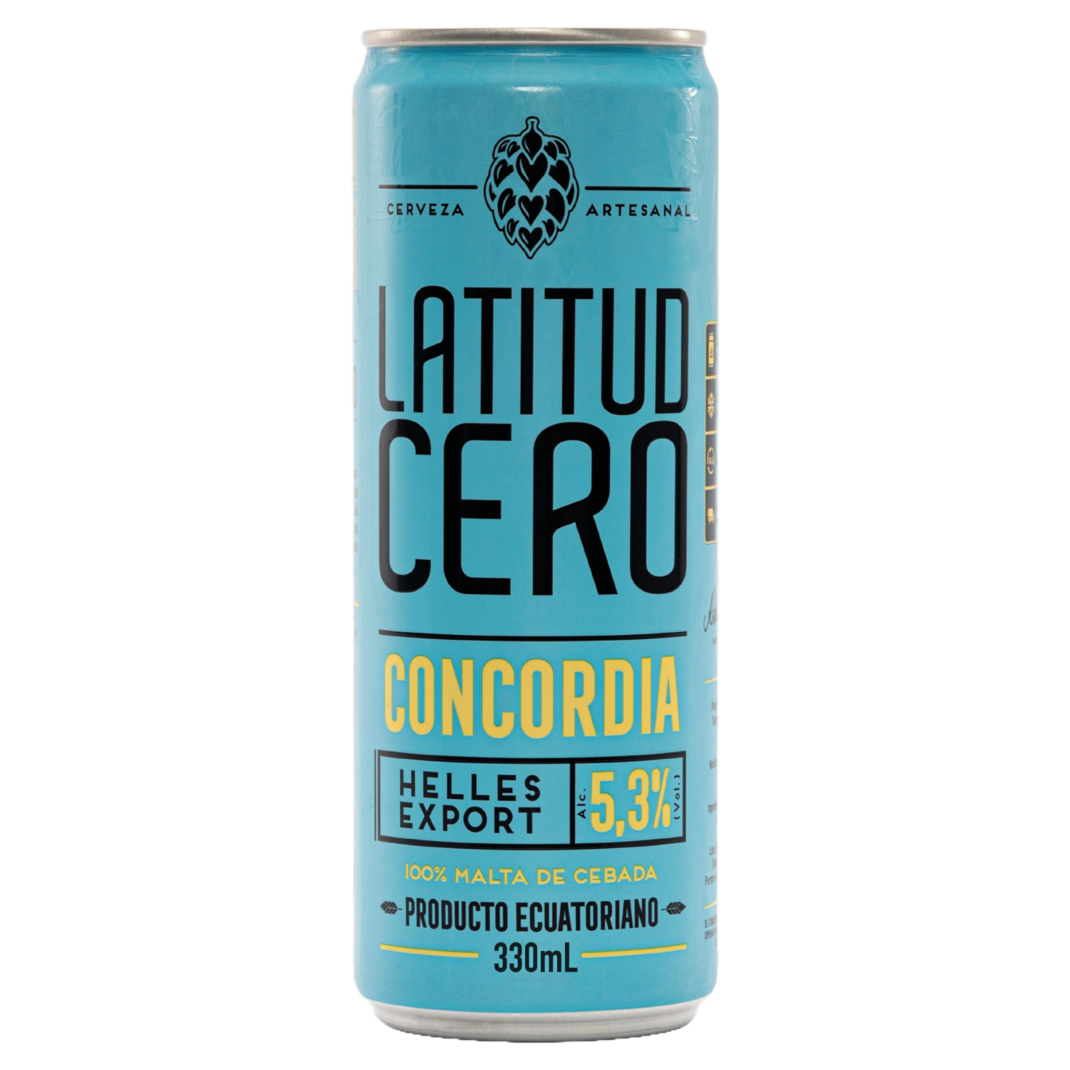 Cerveza Artesanal Concordia LATITUD CERO 330 Ml