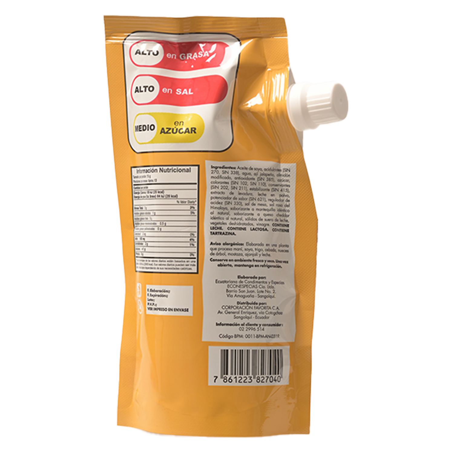 Salsa De Queso Cheddar ESY 200 G