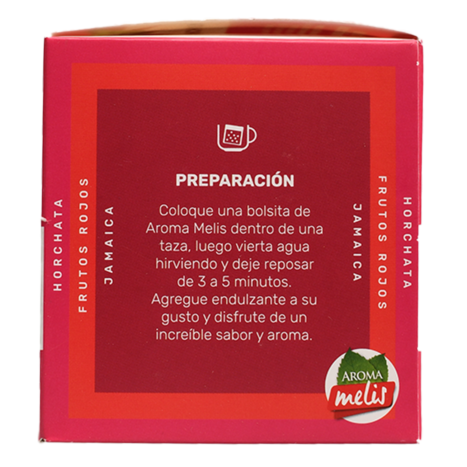 Té Aromático Mix Frutos Rojos  Horchata Y Jamaica AROMA MELIS 24 G