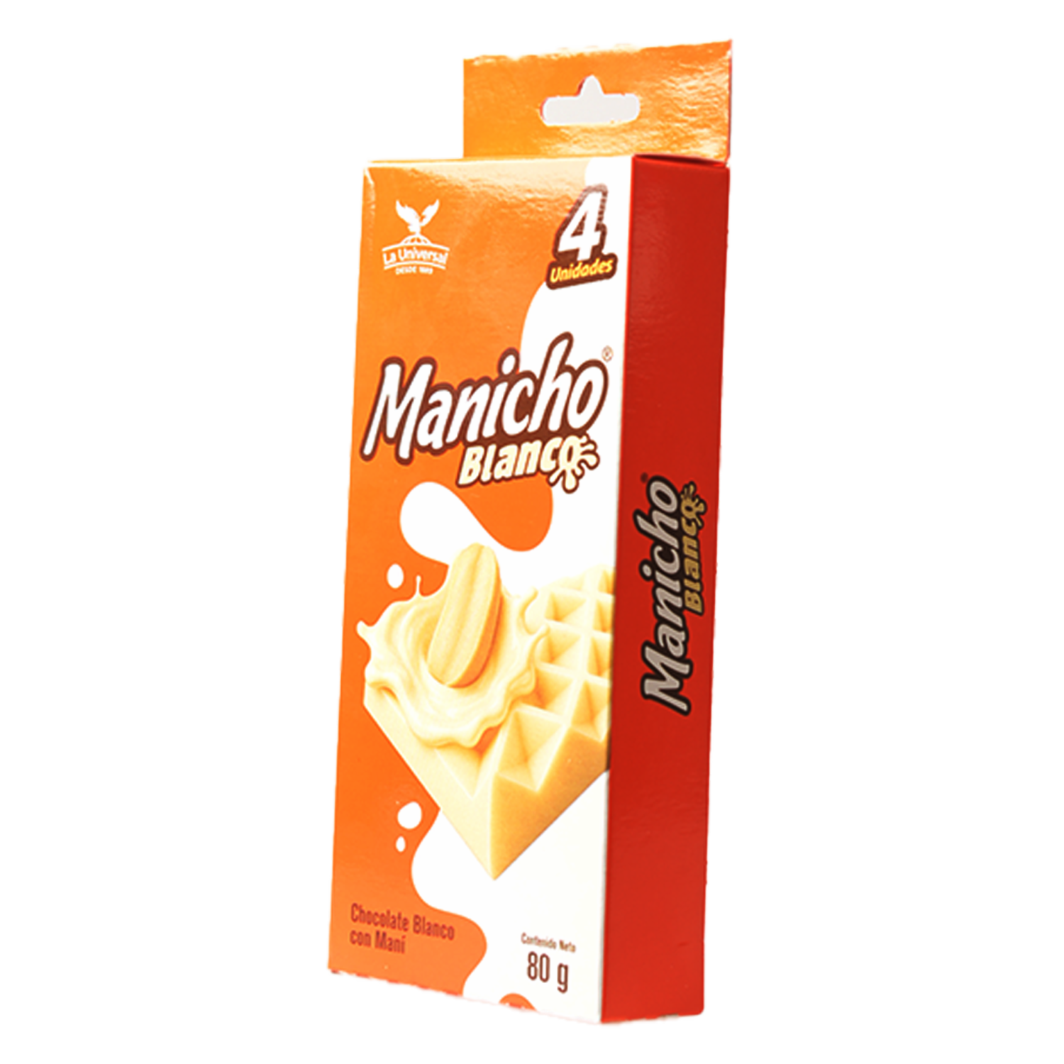 Chocolate Blanco Con Maní MANICHO 80 G