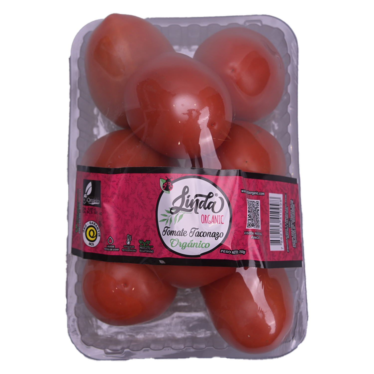 Tomate Cherry Orgánico Fresco LINDA ORGANIC 750 G