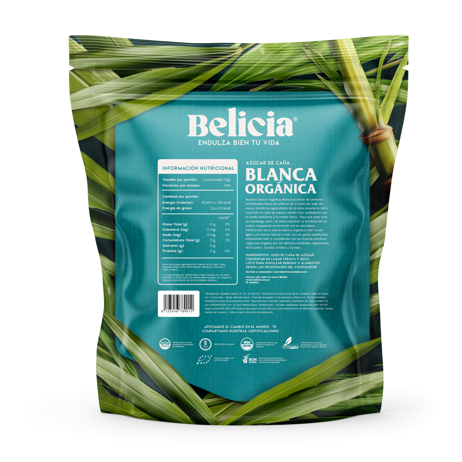 Azúcar Orgánica BELICIA 1 Kg