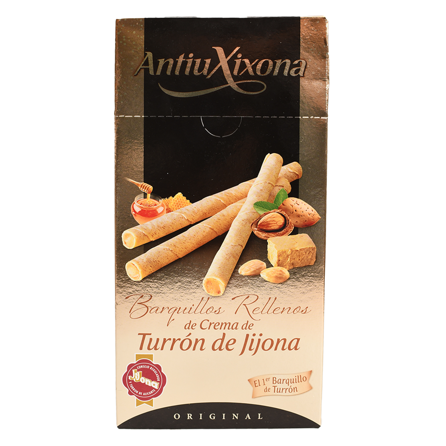 Barquillos Rellenos De Crema De Turrón De Jijona ANTIUXIXONA 75 G
