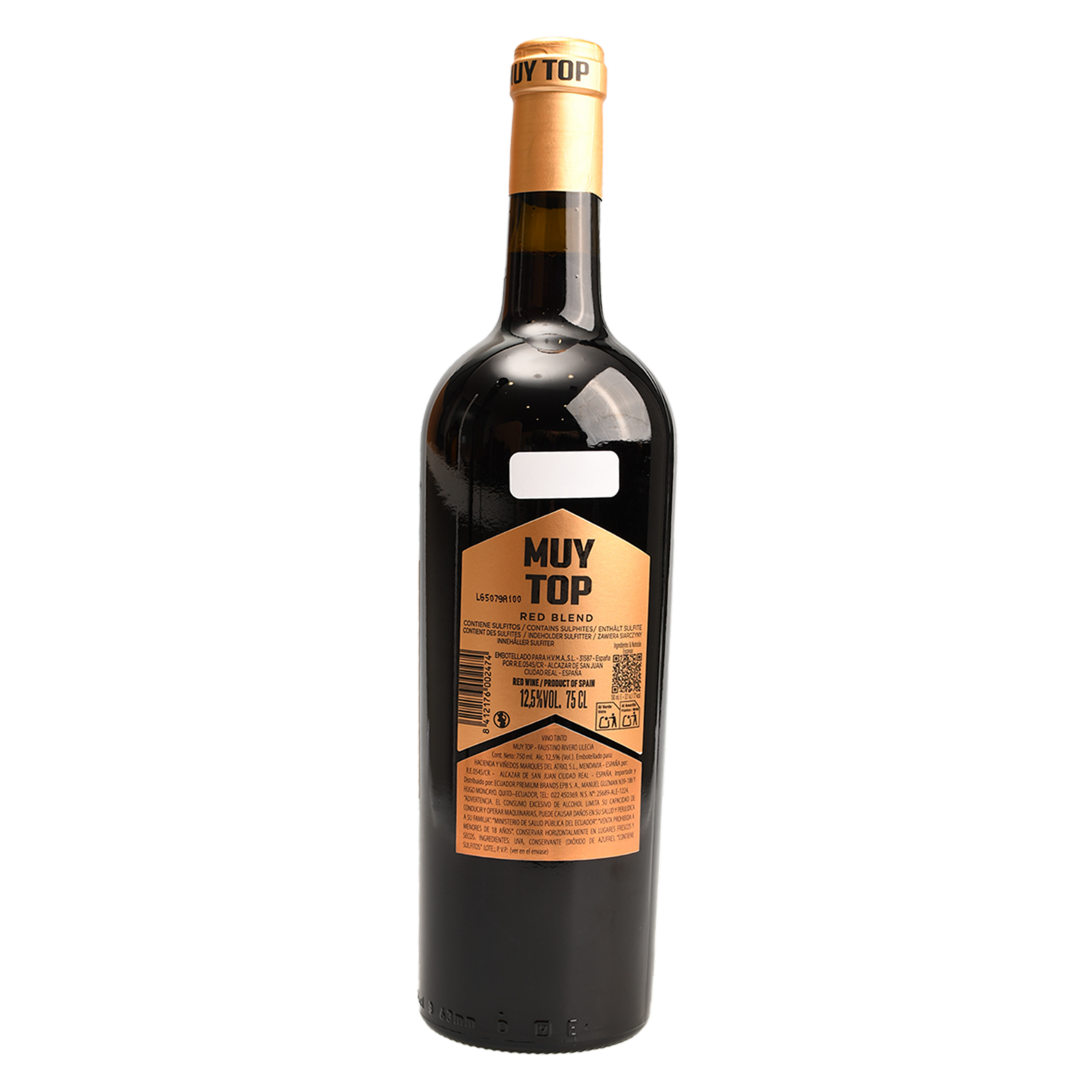 Vino Tinto Muy Top FAUSTINO RIVERO ULECIA 750 Ml