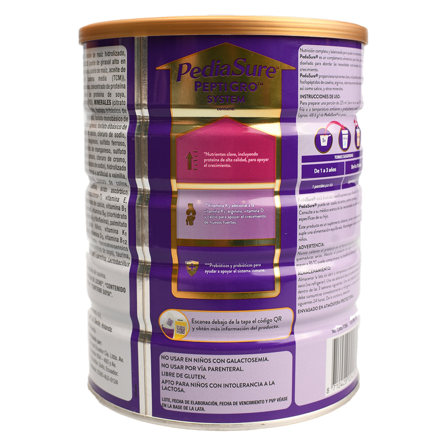 Complemento Infantil En Polvo Sabor A Chocolate PEDIASURE 850 G