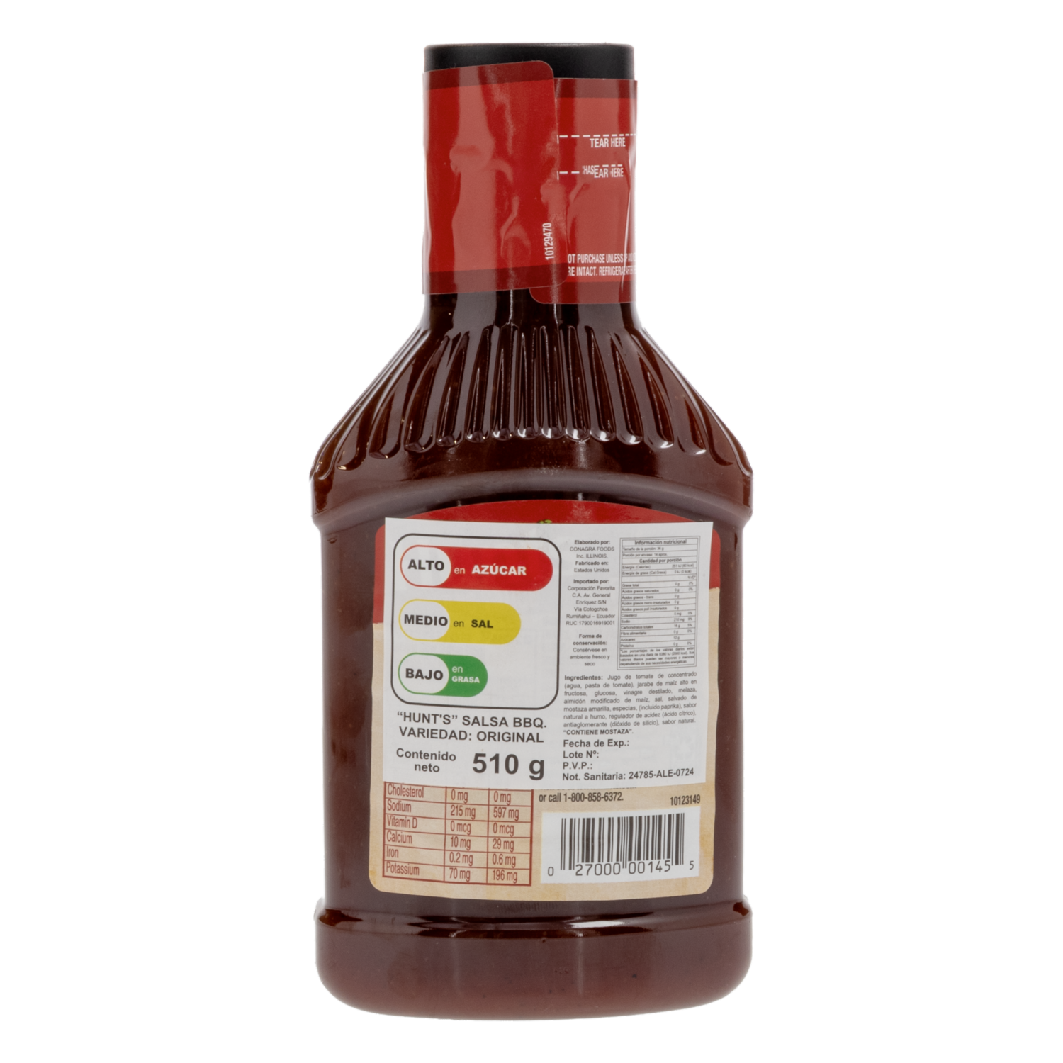 Salsa Bbq Original HUNT’S 510 G