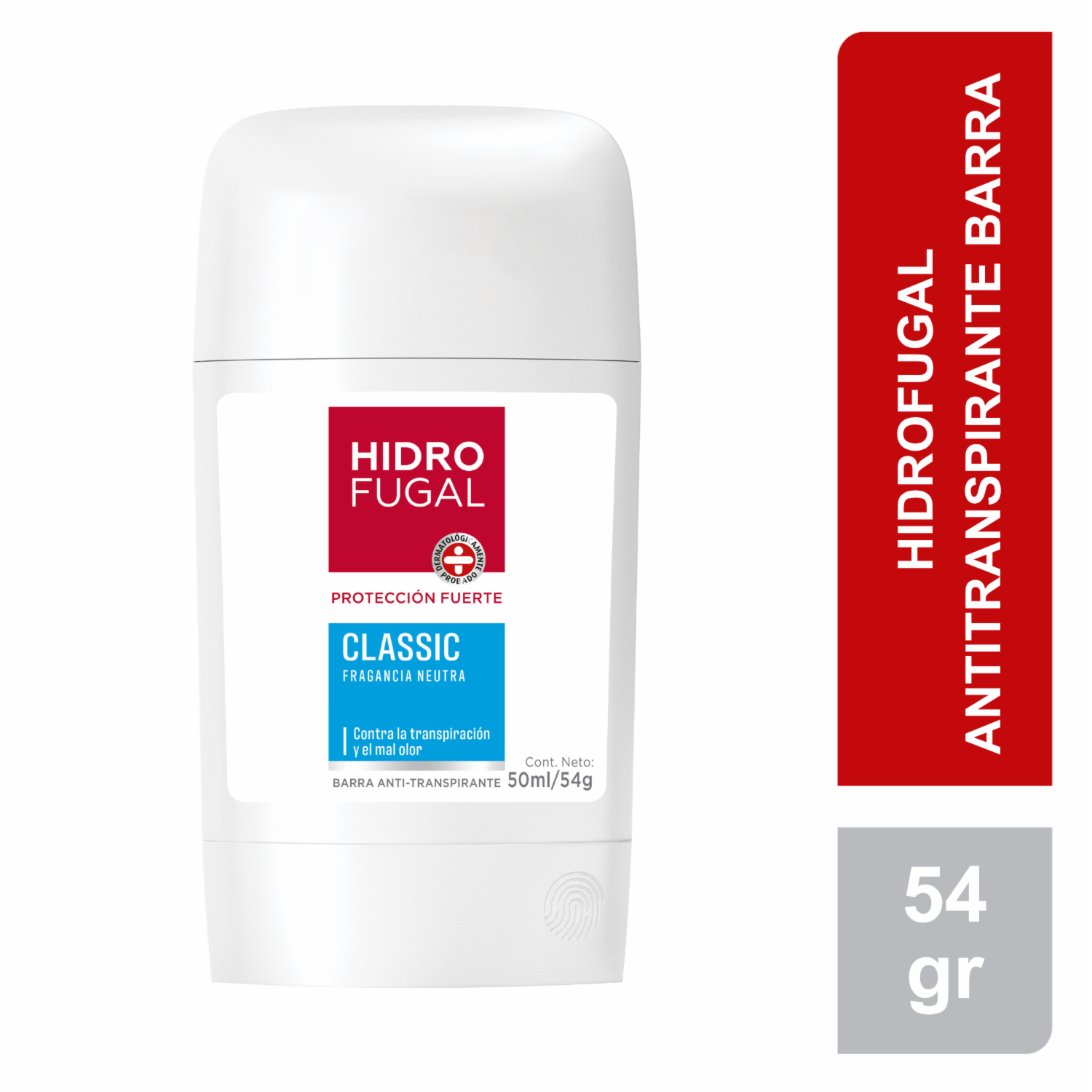 Desodorante En Barra Protección Fuerte Classic HIDROFUGAL 50 Ml