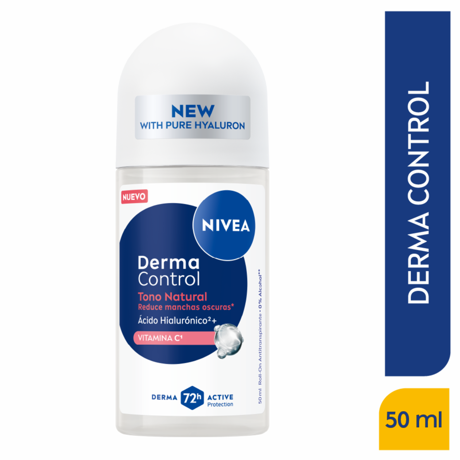 Desodorante En Roll On Derma Control Vitamin C NIVEA 50 Ml