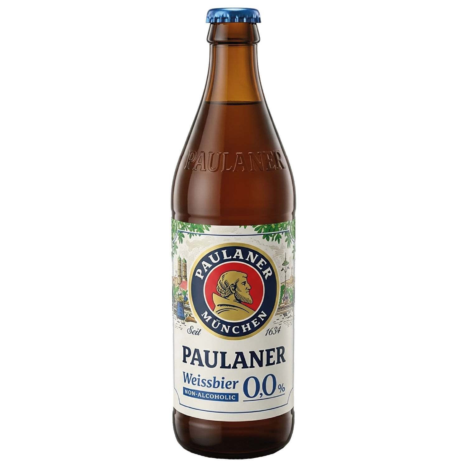 Cerveza Alemana Sin Alcohol PAULANER 500 Ml