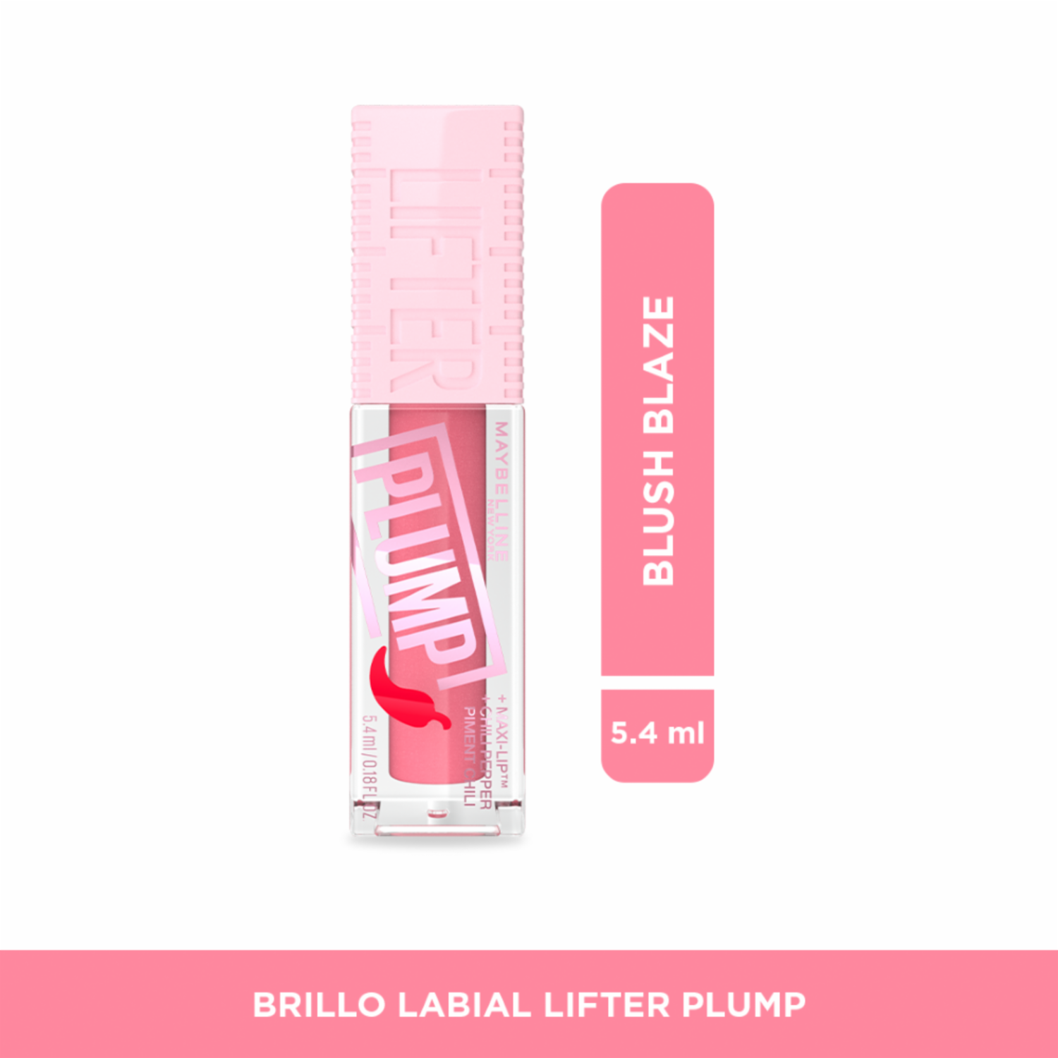 Brillo Labial Lifter Gloss Plump Pink Sting 003 MAYBELLINE NEW YORK