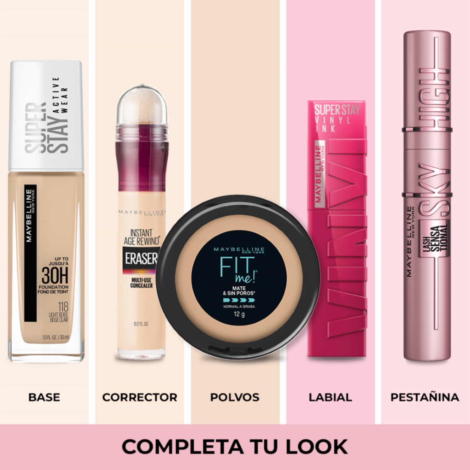 Base De Maquillaje Líquida Super Stay Active Wear Tono 120 Classic Ivory MAYBELLINE NEW YORK