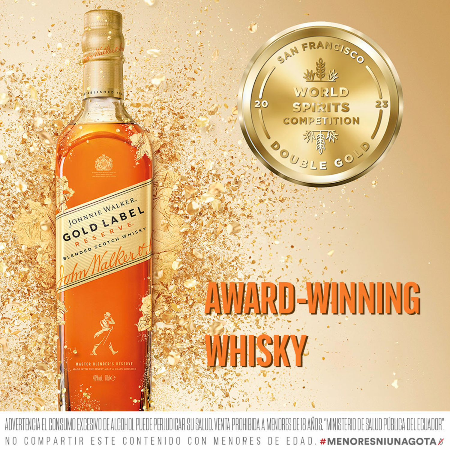 Whisky Gold Reserve JOHNNIE WALKER 750 ml