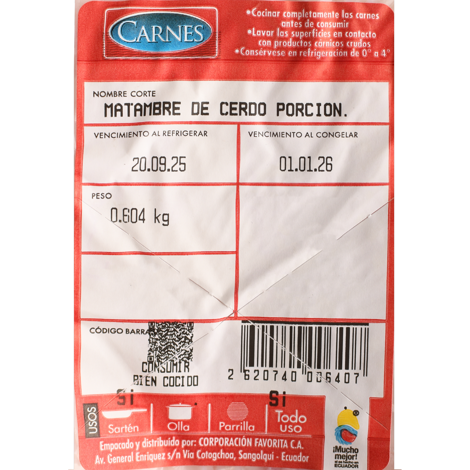 Matambre De Cerdo SUPERCARNES Al peso
