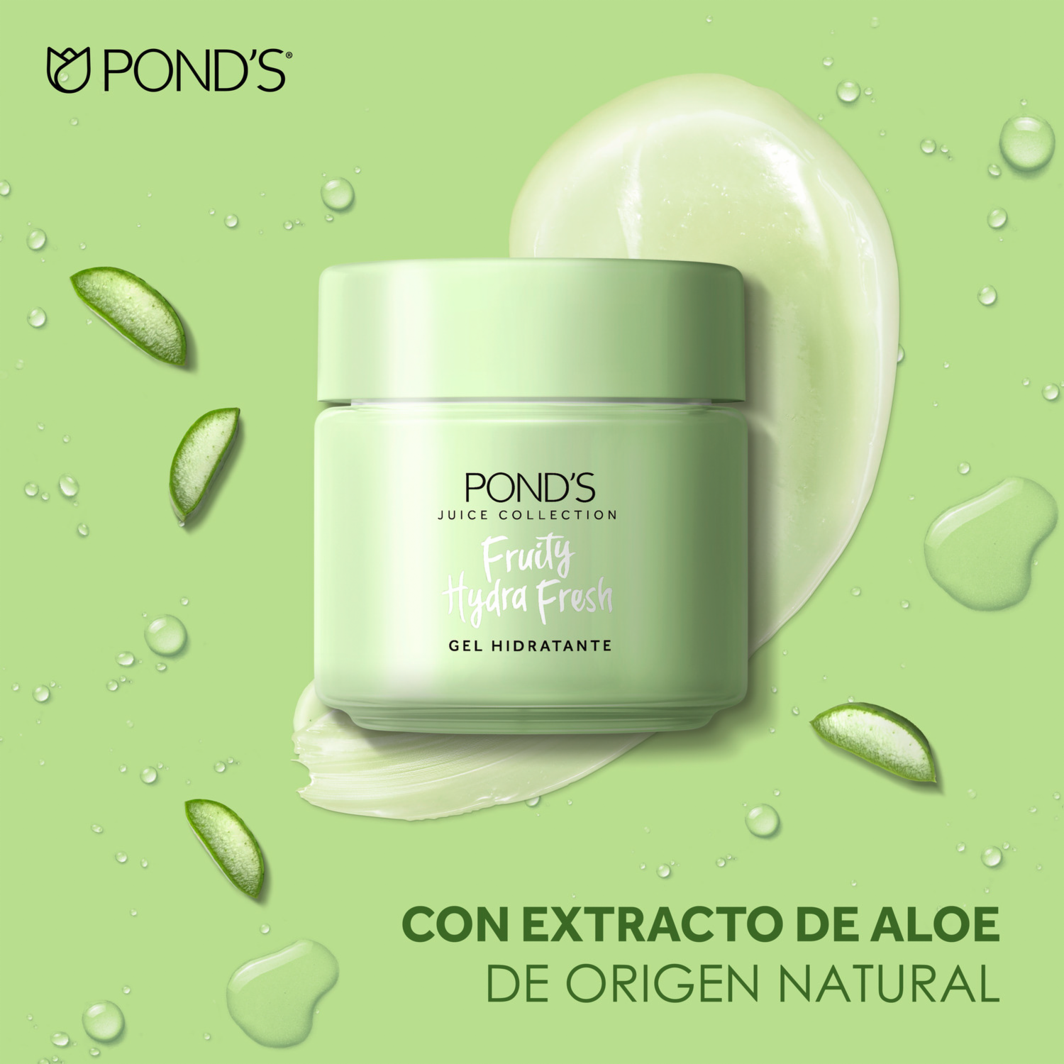Gel Facial Hidratante Aloe Fruity Hydra Fresh POND’S 110 G