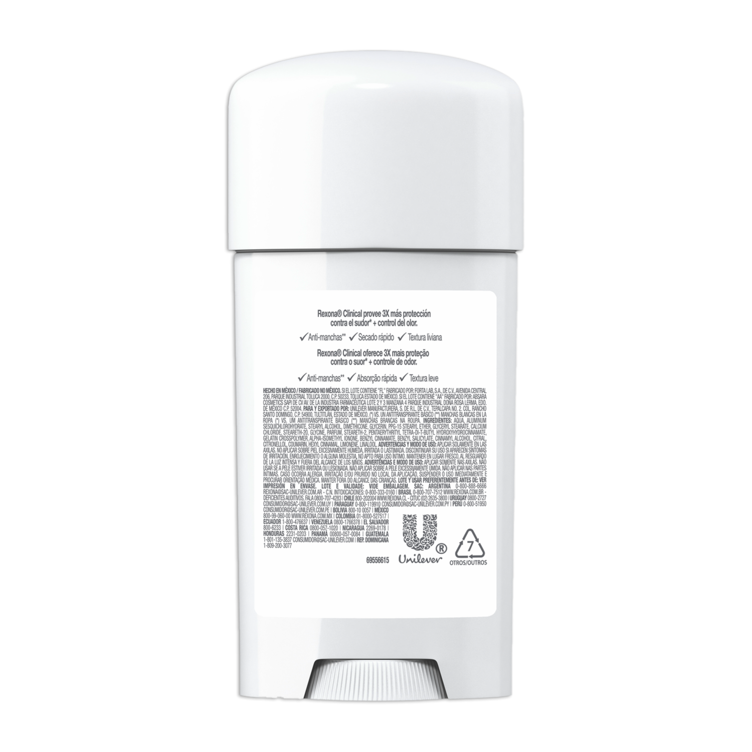 Desodorante En Crema En Crema Para Mujer Clínica Clásico REXONA 58 G