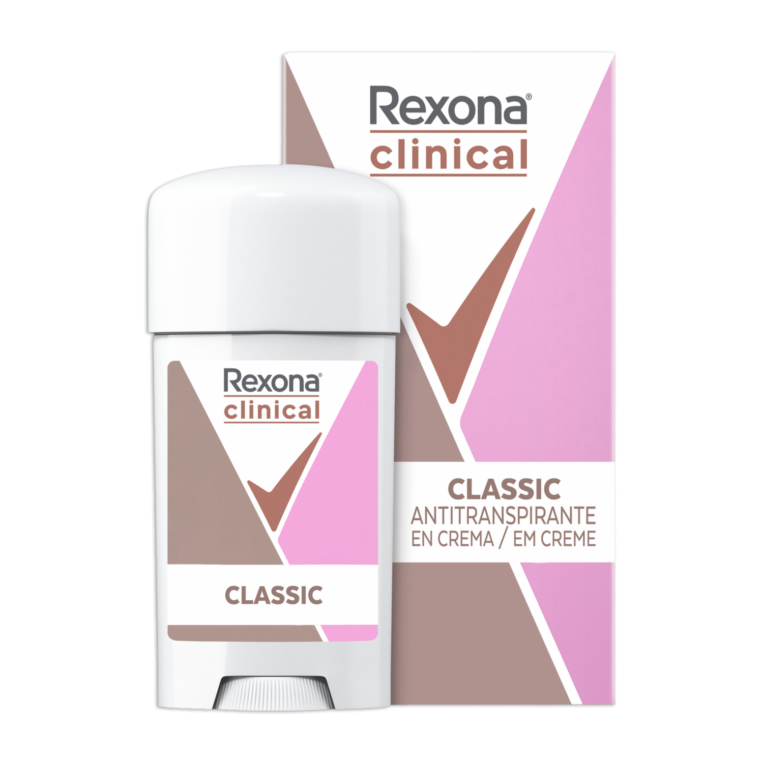 Desodorante En Crema En Crema Para Mujer Clínica Clásico REXONA 58 G