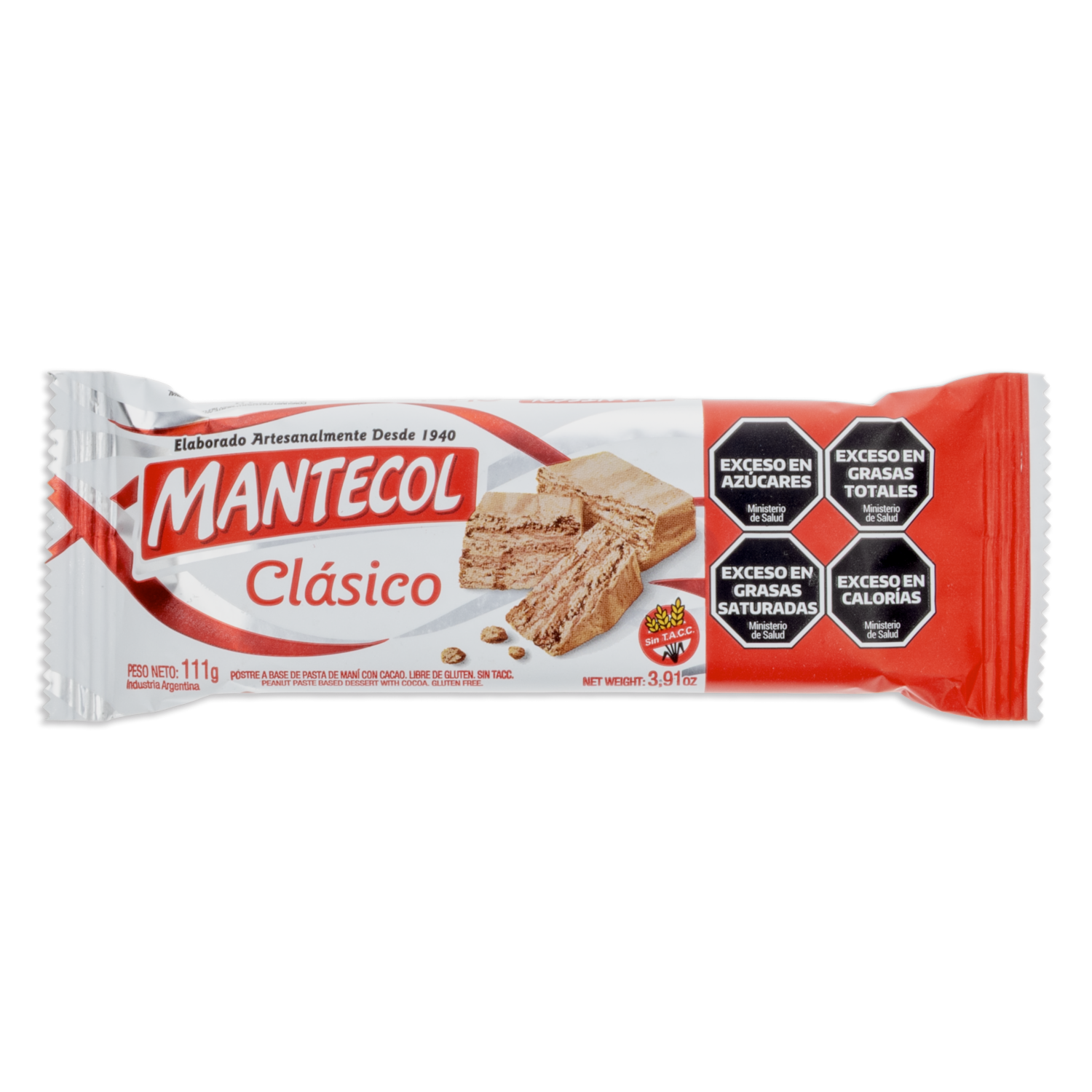 Turrón Blando De Maní Con Cacao MANTECOL 111 G