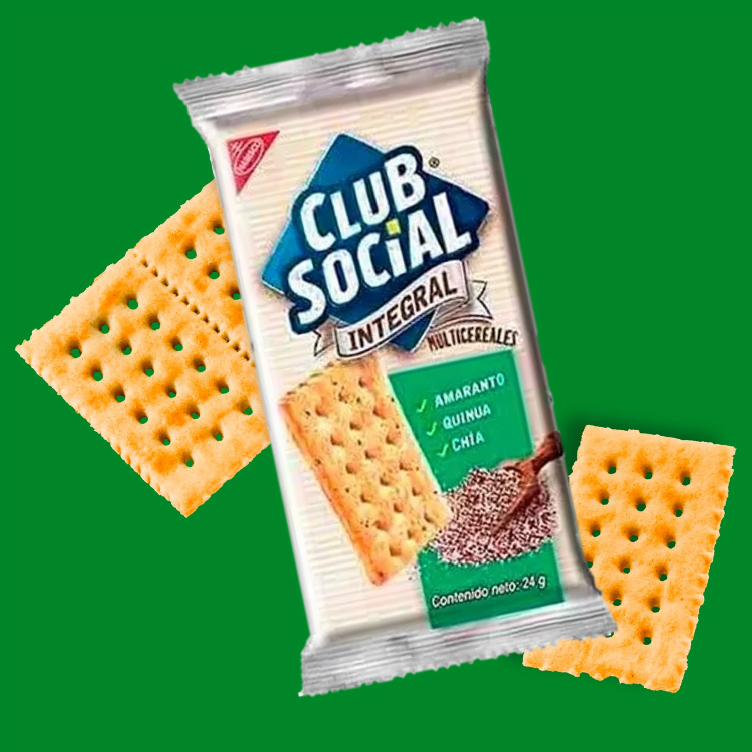 Galletas De Sal Integral Multicereal CLUB SOCIAL 216 G