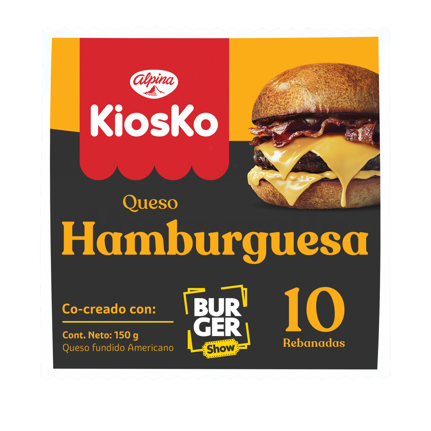 Queso Hamburguesa KIOSKO 150 G