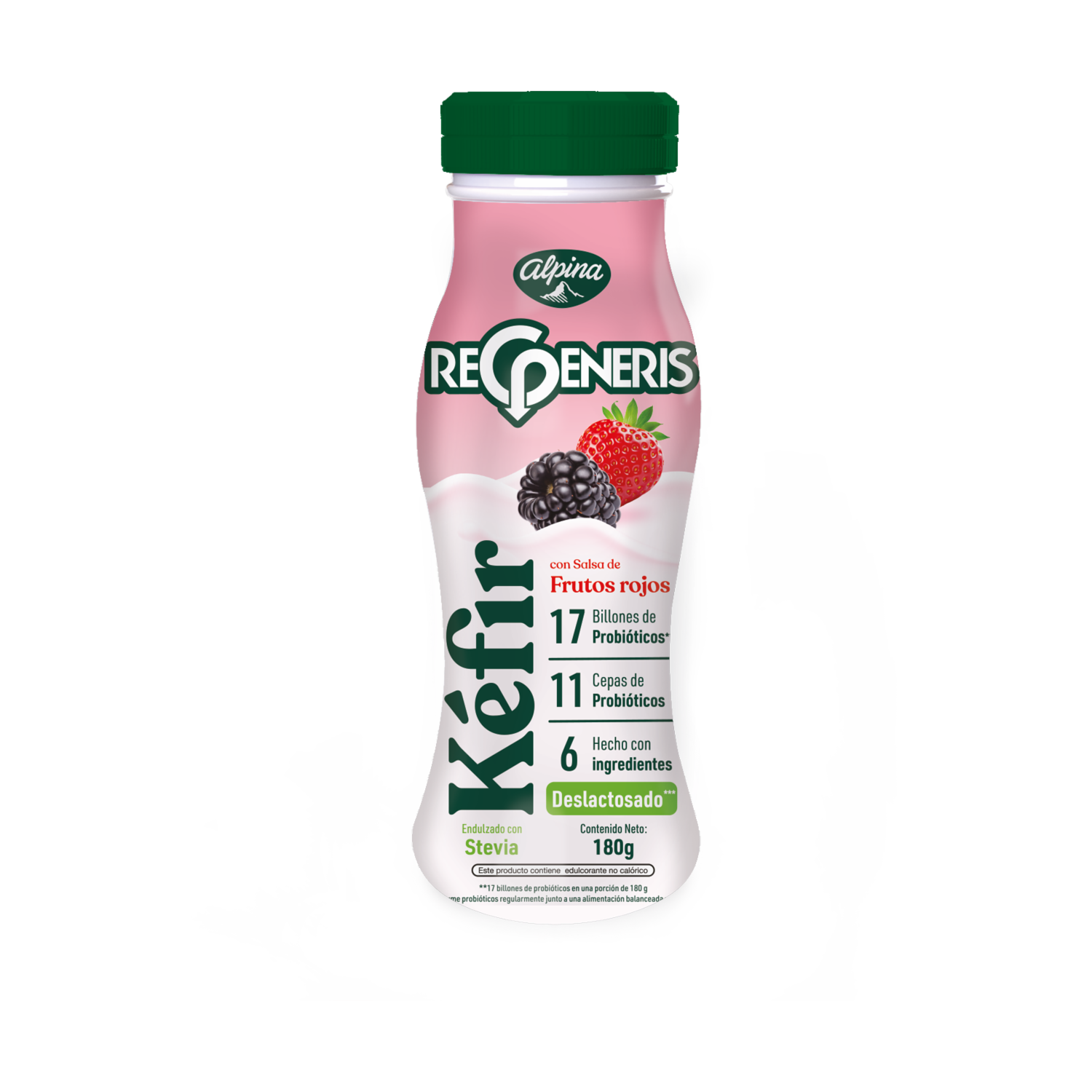 Kéfir Sabor Frutos Rojos REGENERIS 180 G