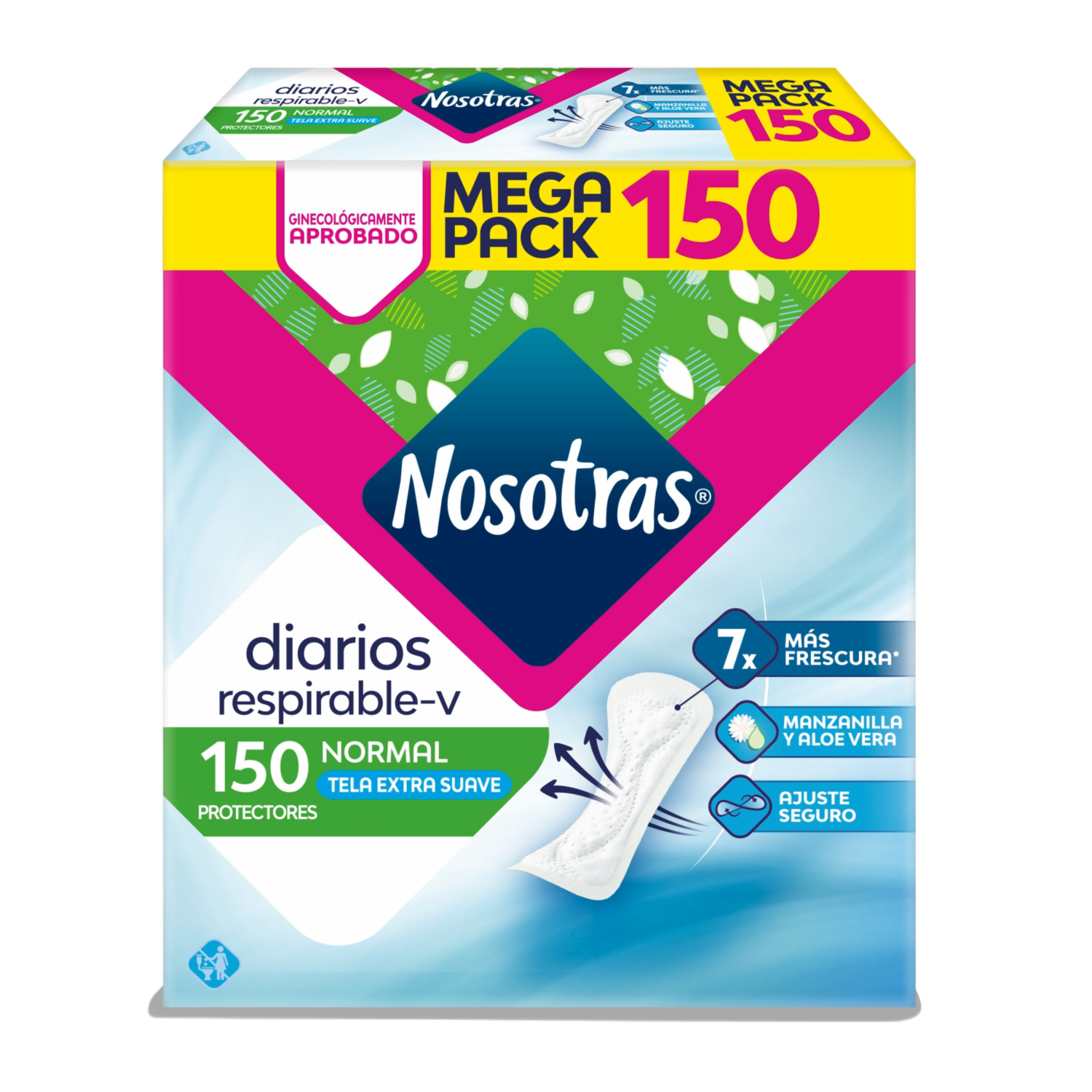 Protectores Diario Respirables NOSOTRAS X 150 Uds