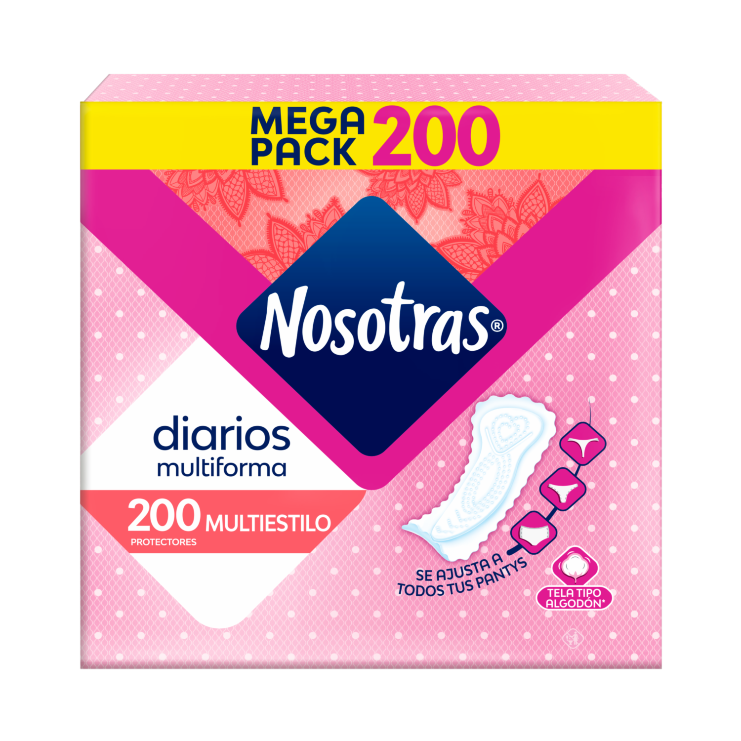 Protectores Diario Multiestilo NOSOTRAS X 200 Uds