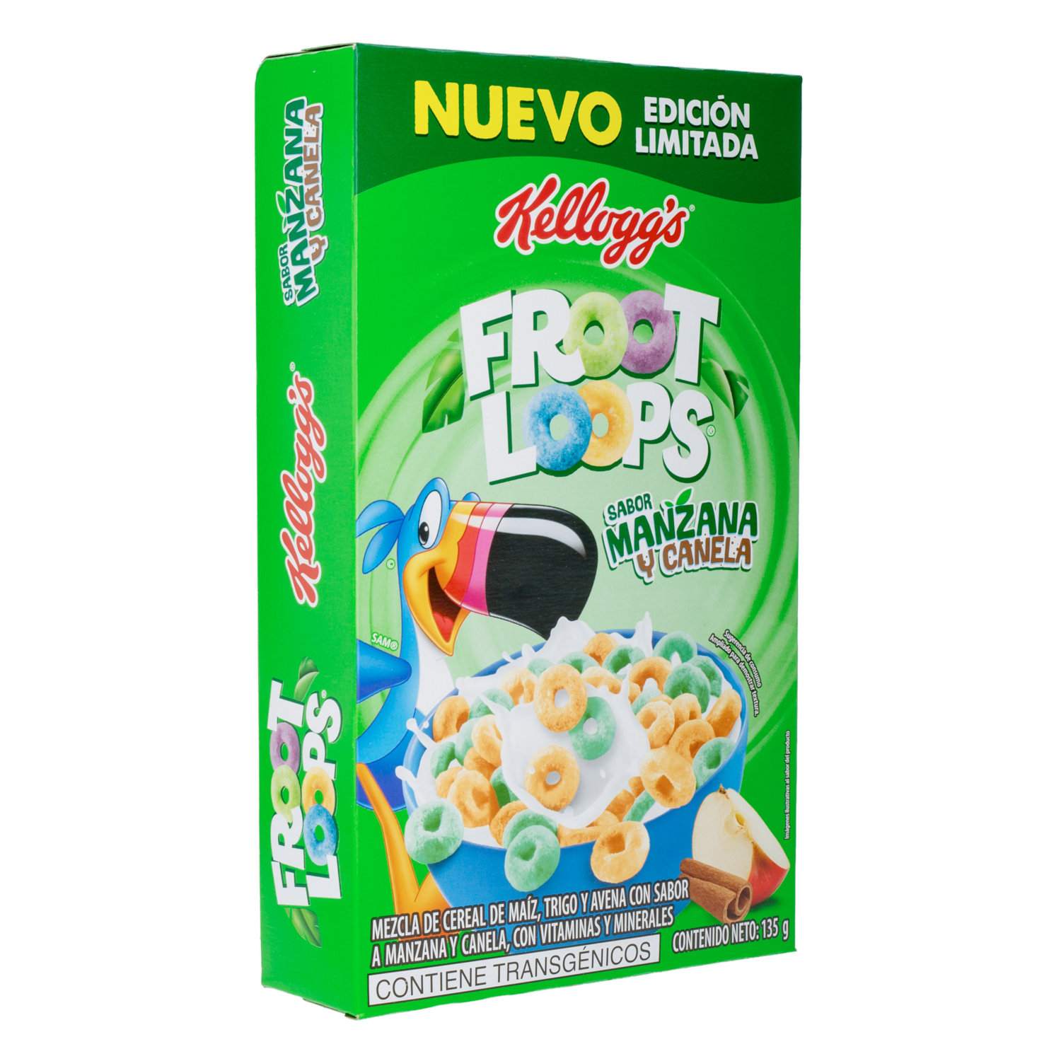 Cereal De Maíz Sabor A Manzana Y Canela FROOT LOOPS 135 G