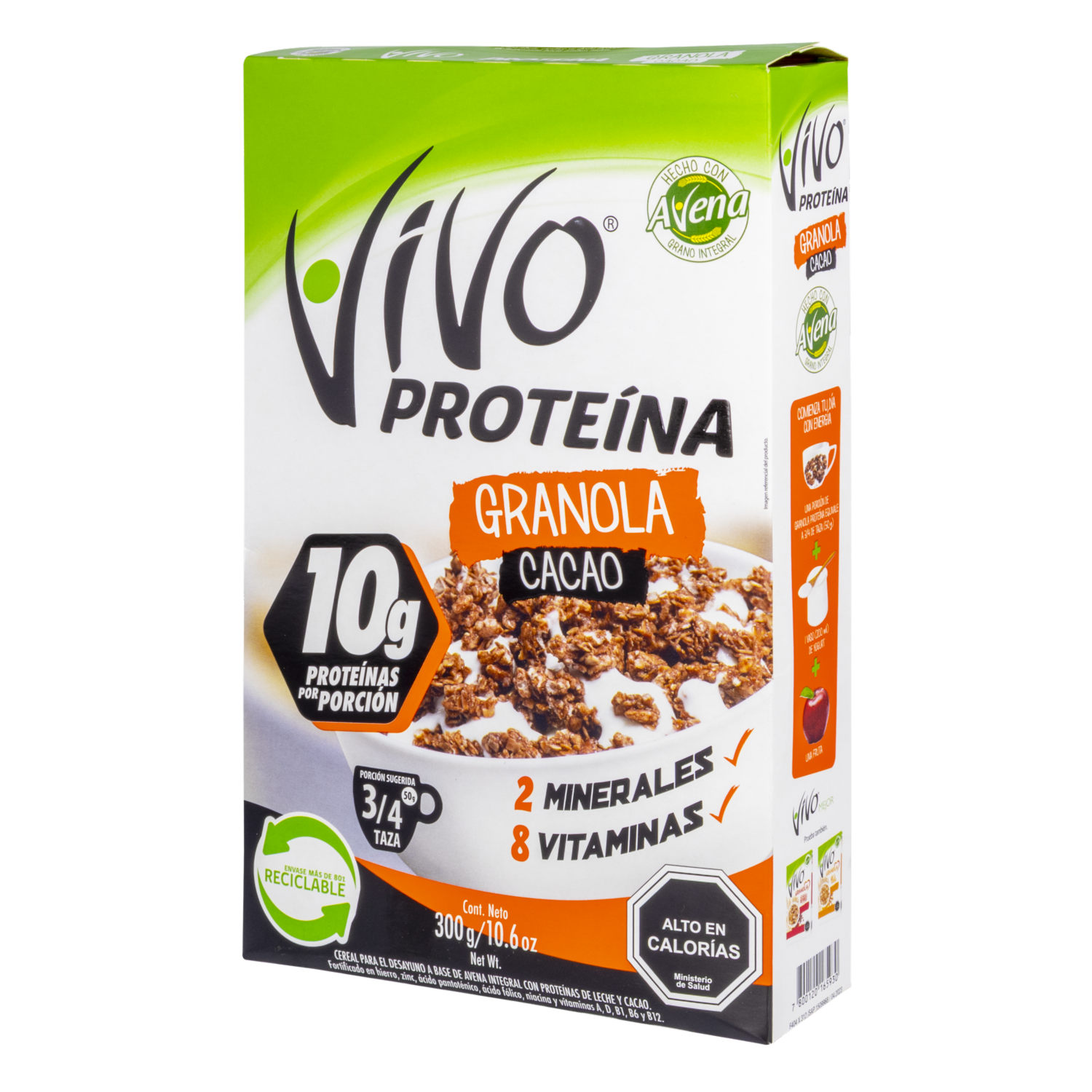 Granola De Avena Y Cacao VIVO 300 G
