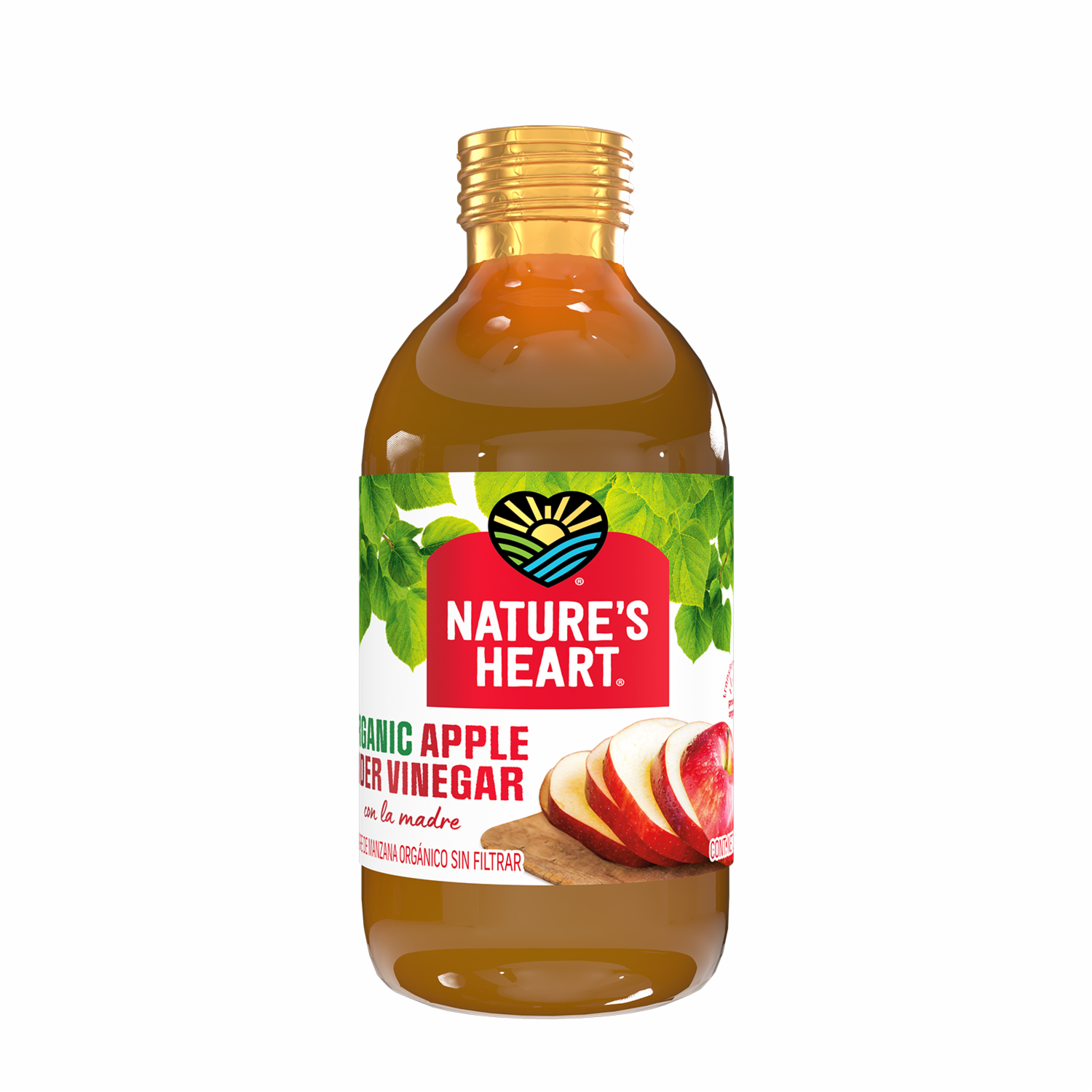 Vinagre Orgánico De Sidra Manzana NATURE´S HEART 500 Ml