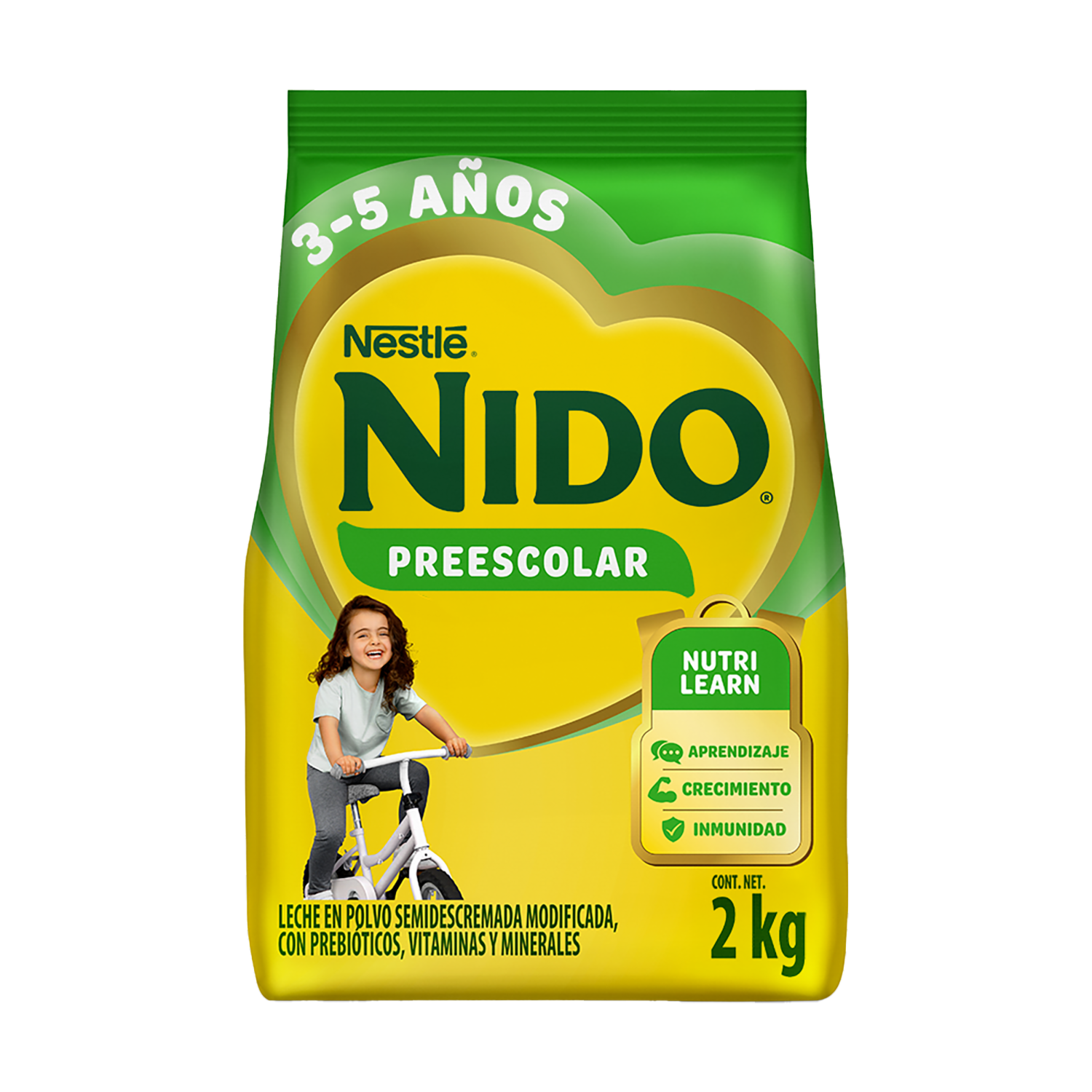 Fórmula Infantil 3 Prebio Con Dha NIDO 2000 G