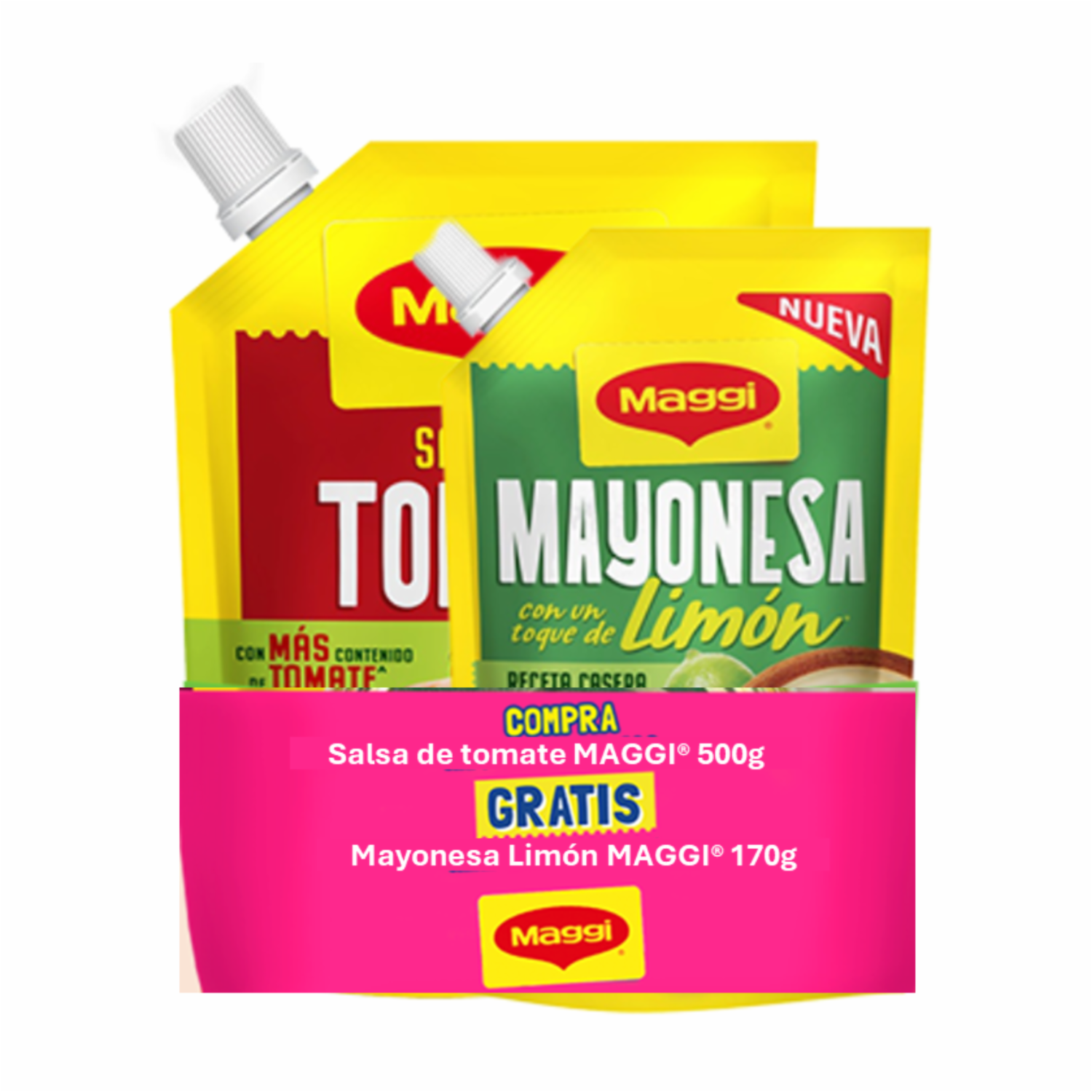 Salsa De Tomate Y Mayonesa Con Toque De Limón Gratis MAGGI 670 G