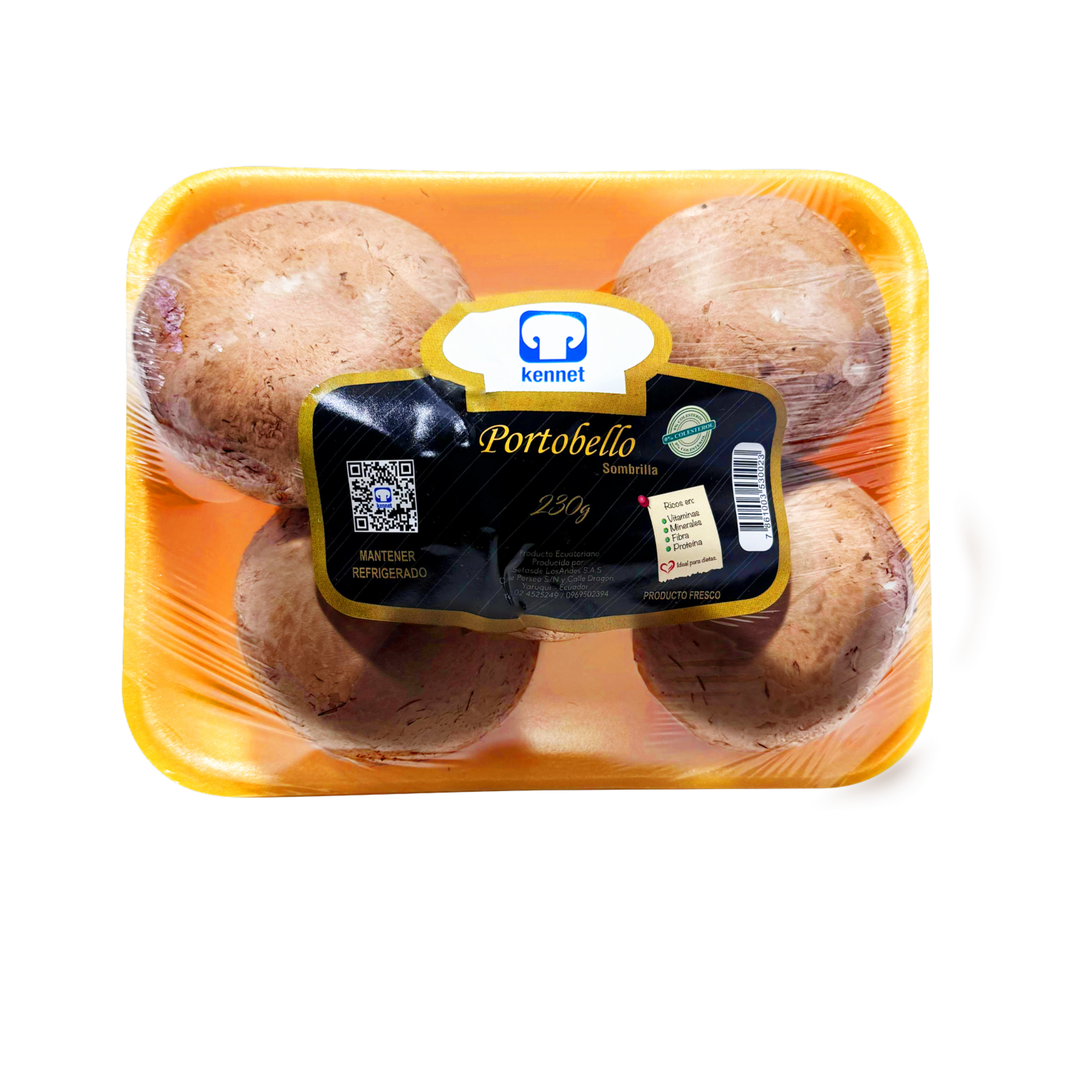 Champiñón Portobello Sombrilla Entero Hongos – Setas KENNET 230  G