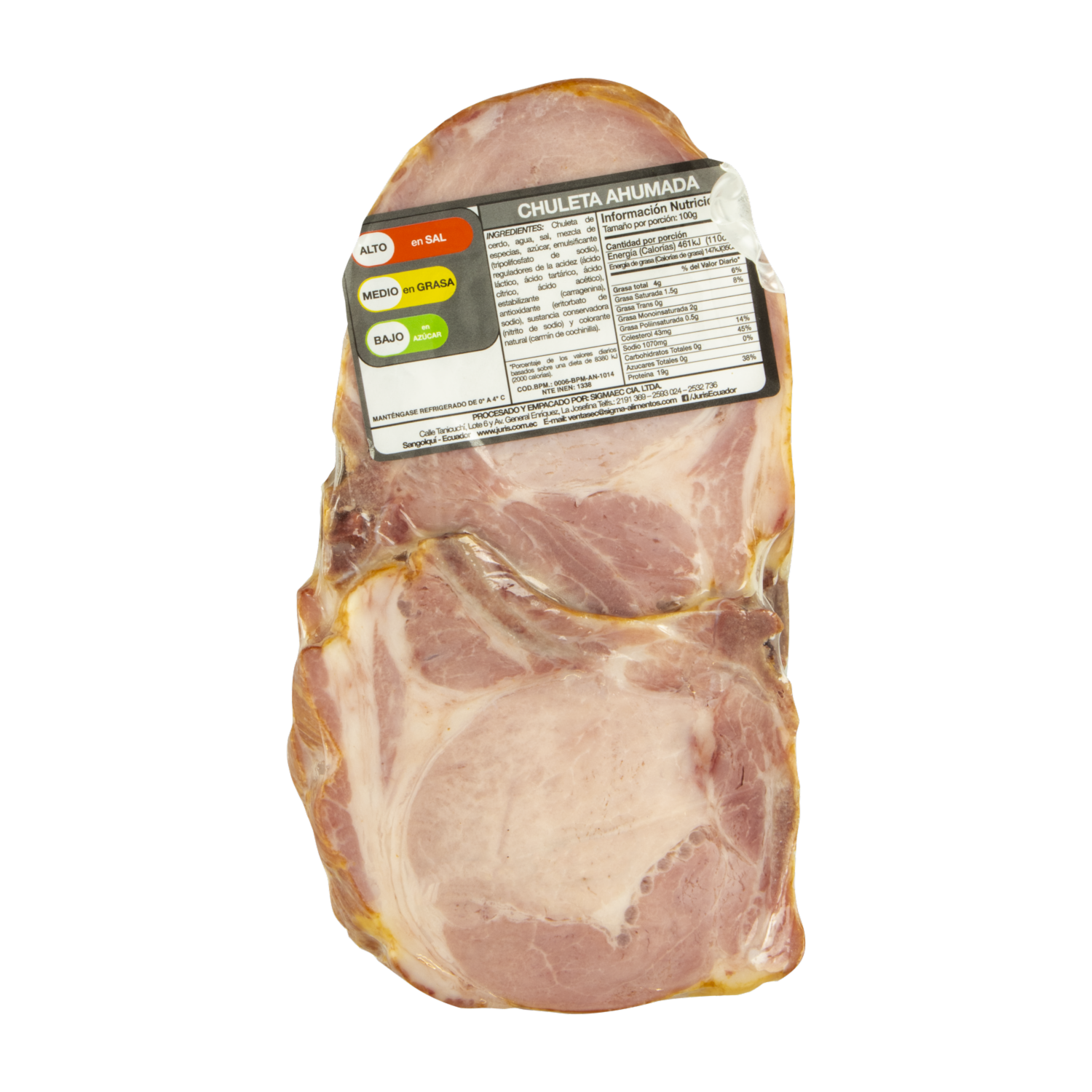 Chuleta Ahumada JURIS 500 G