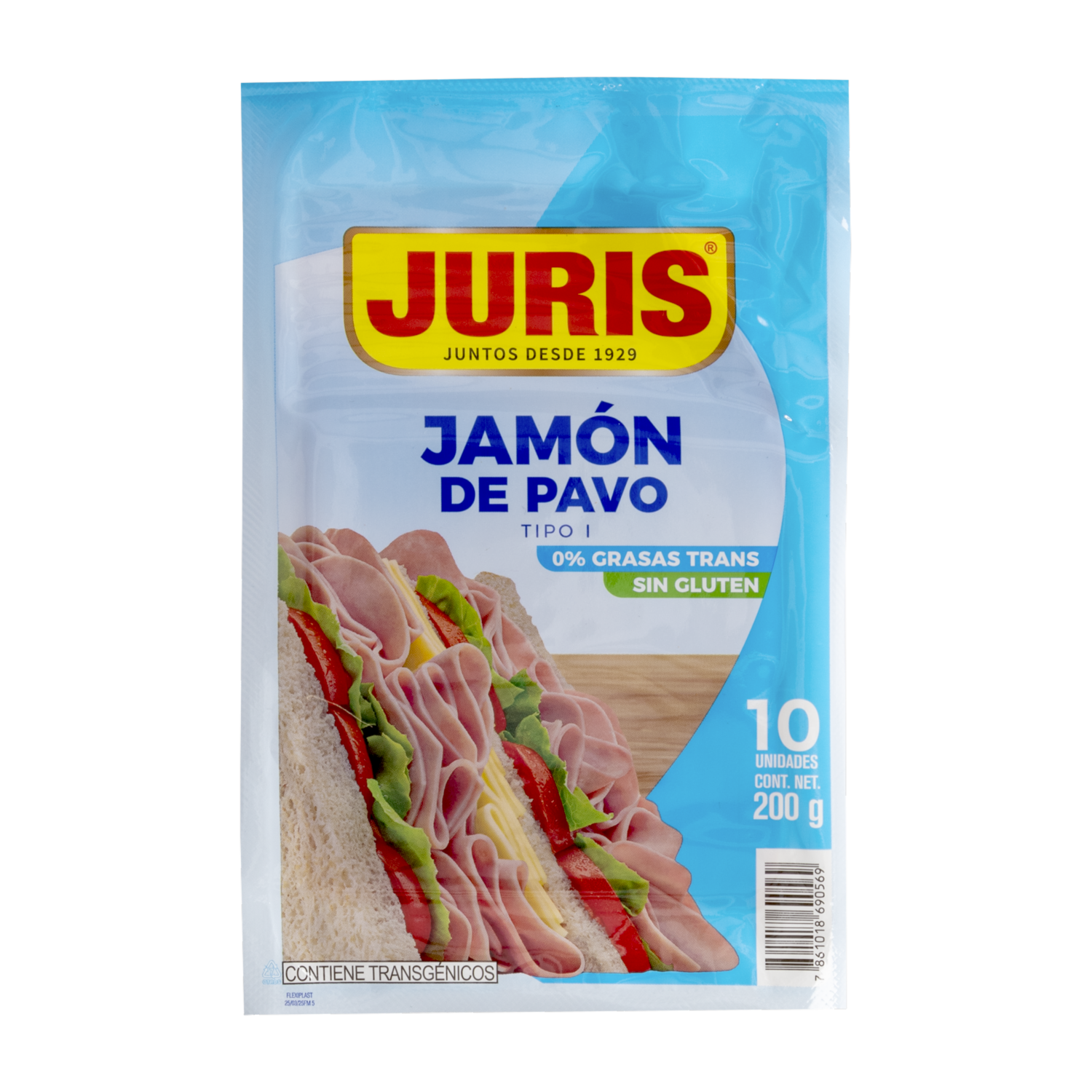 Jamón De Pavo Tipo I JURIS 500 G