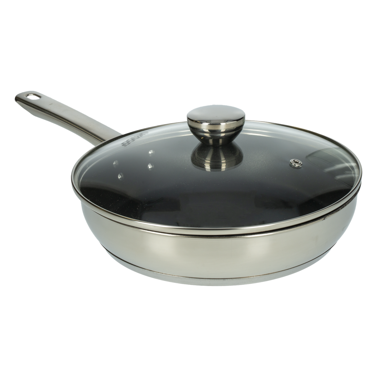 Sartén De Inducción Brilliance Con Tapa Vidrio UMCO 28 Cm
