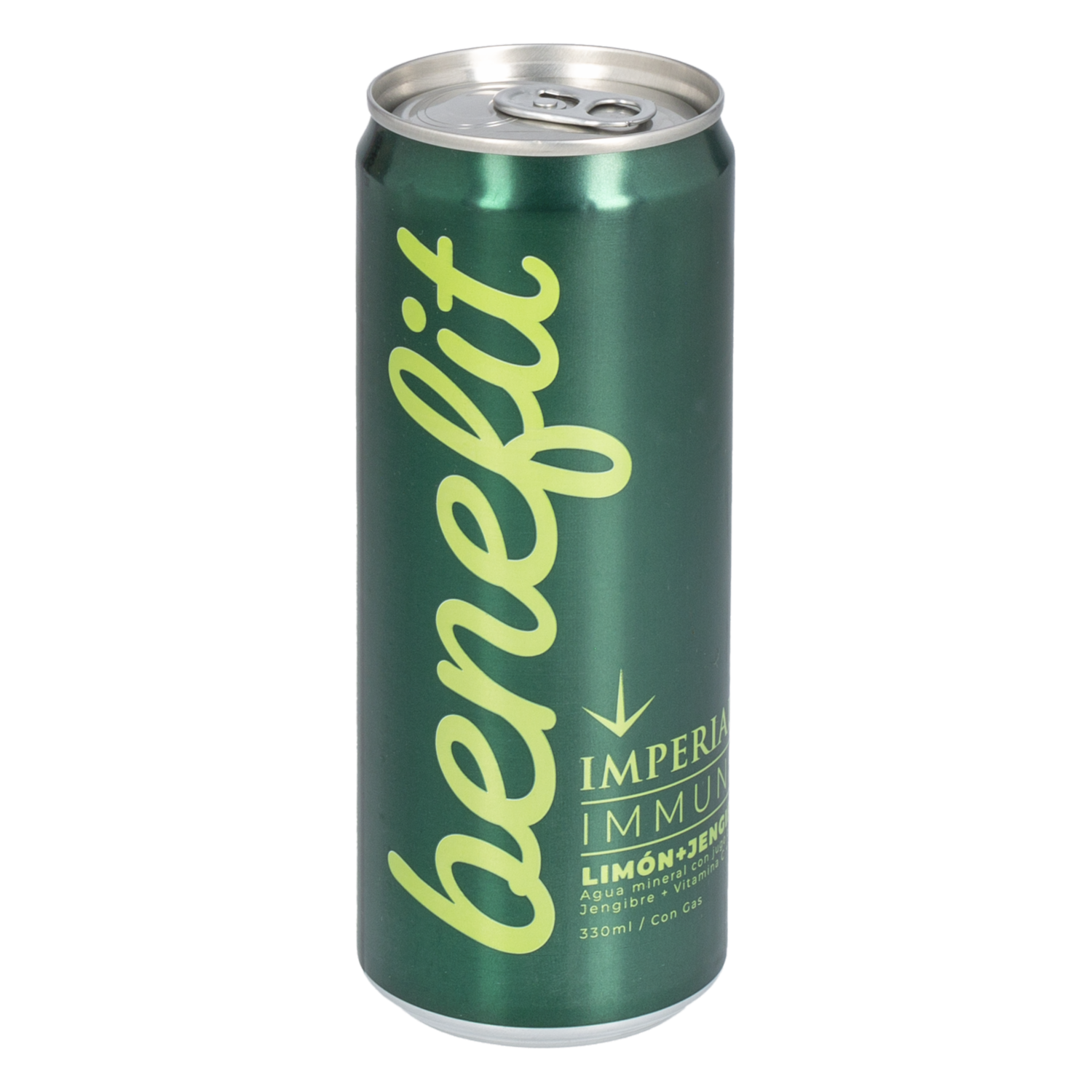 Agua Mineral Con Jugo De Limón + Jengibre + Vitamina C Benefit IMPERIAL 330 Ml