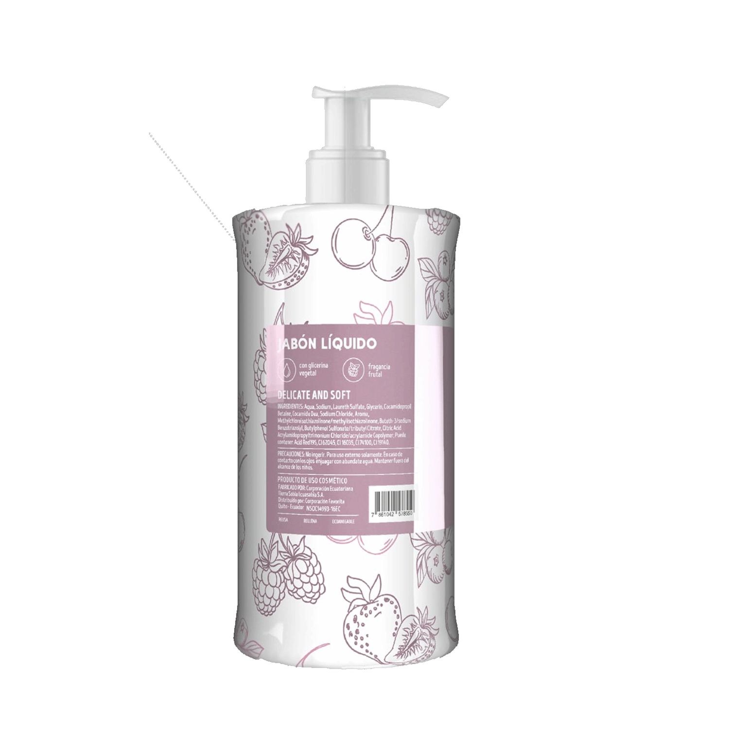 Jabón Líquido Berry Sweet SIMPLI 400 Ml