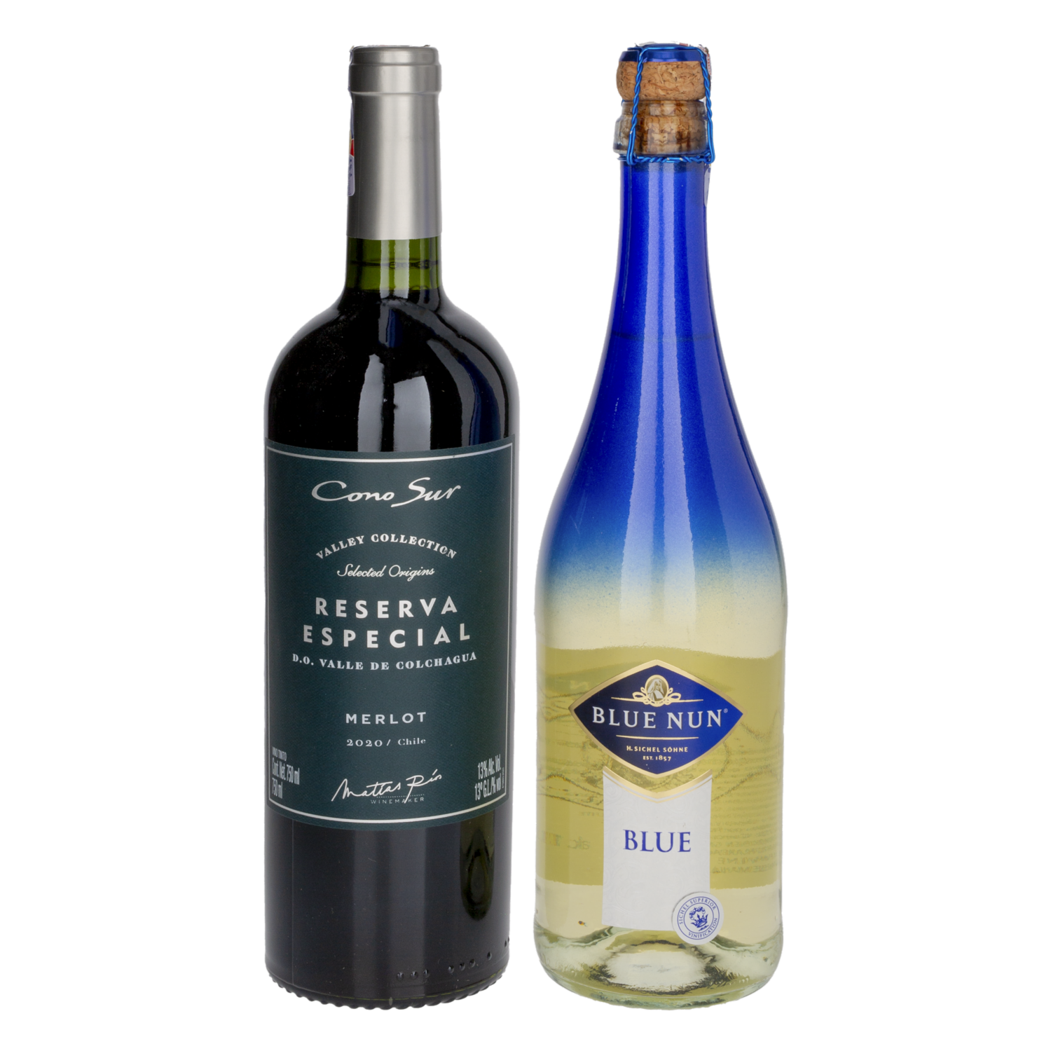 Pack Vinos Merlot+Blue Nun CONO SUR 2 X 750 ml