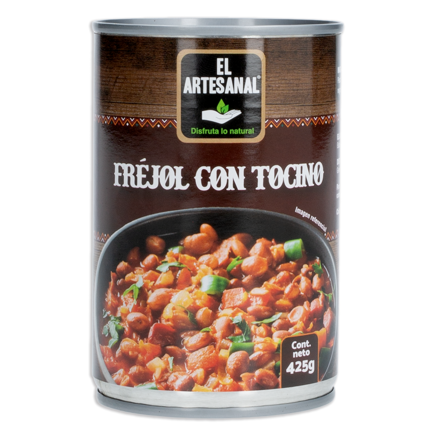 Frejol Con Tocino Enlatado EL ARTESANAL 425 G